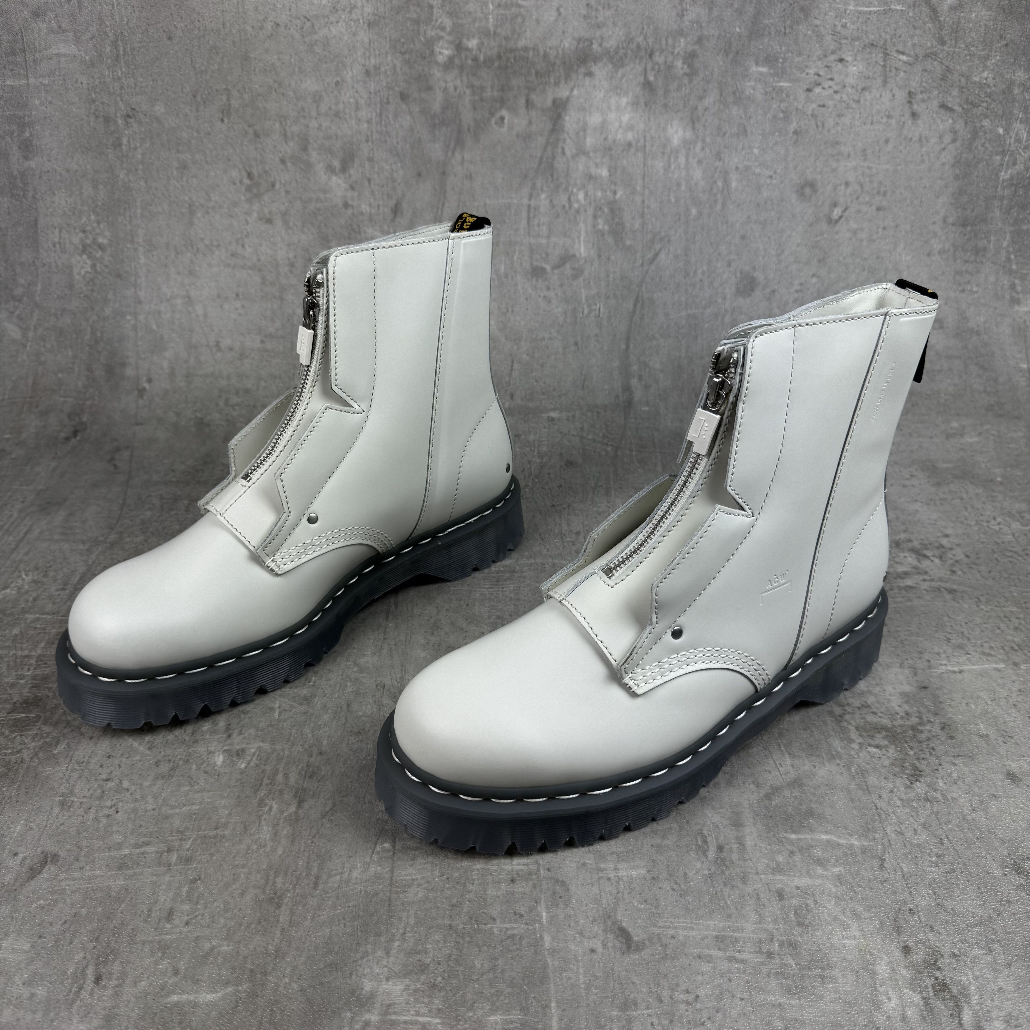 A-COLD-WALL* × Dr. Martens A COLD WALL ACW X DR DOC MARTENS B1460 BEX Boots Grey Size US 8 / EU 41 - 3 Thumbnail
