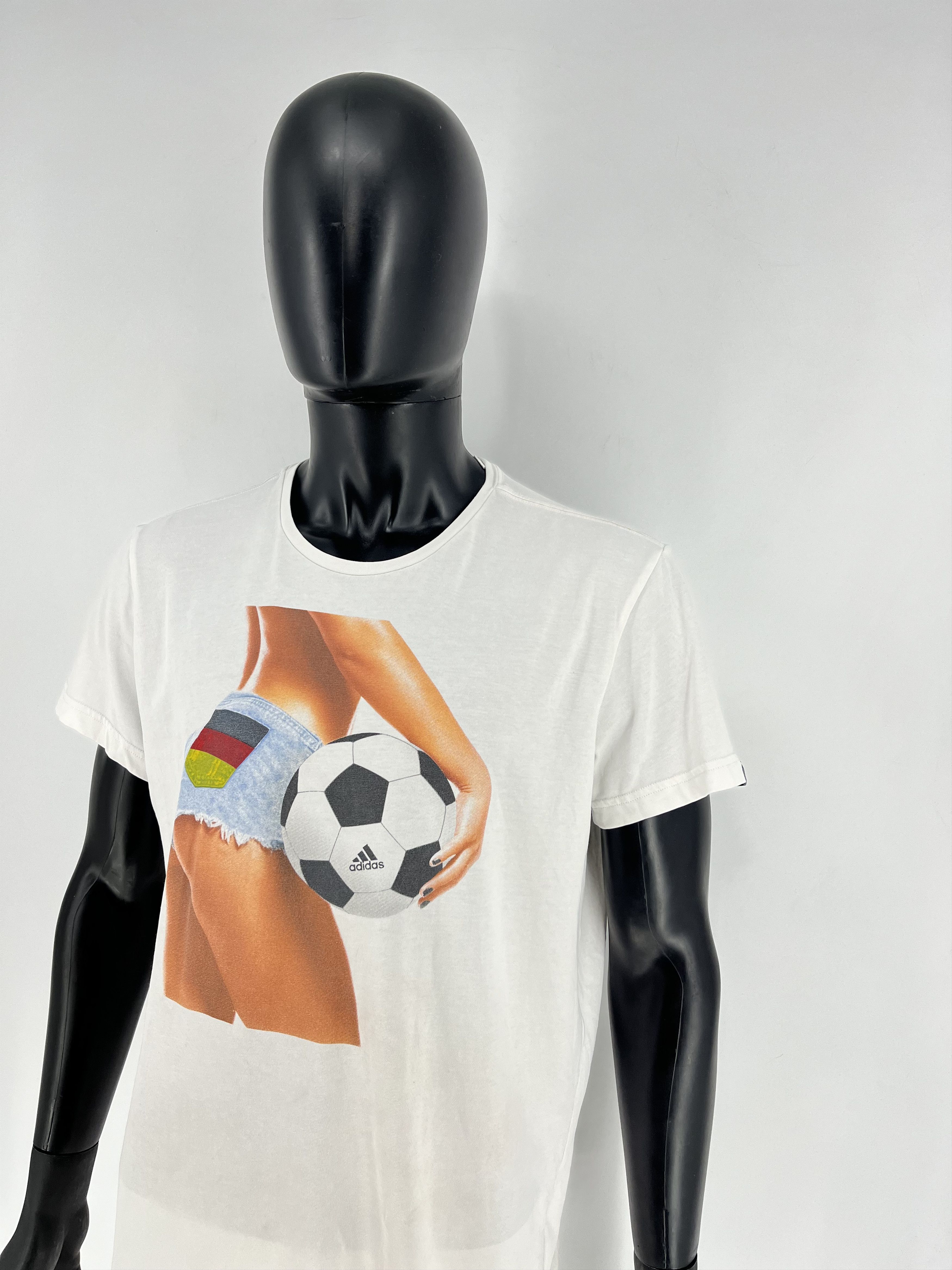 Adidas Adidas EURO 16 Tee Summer Fan white Size L Sexy Girl Size US L / EU 52-54 / 3 - 6 Thumbnail
