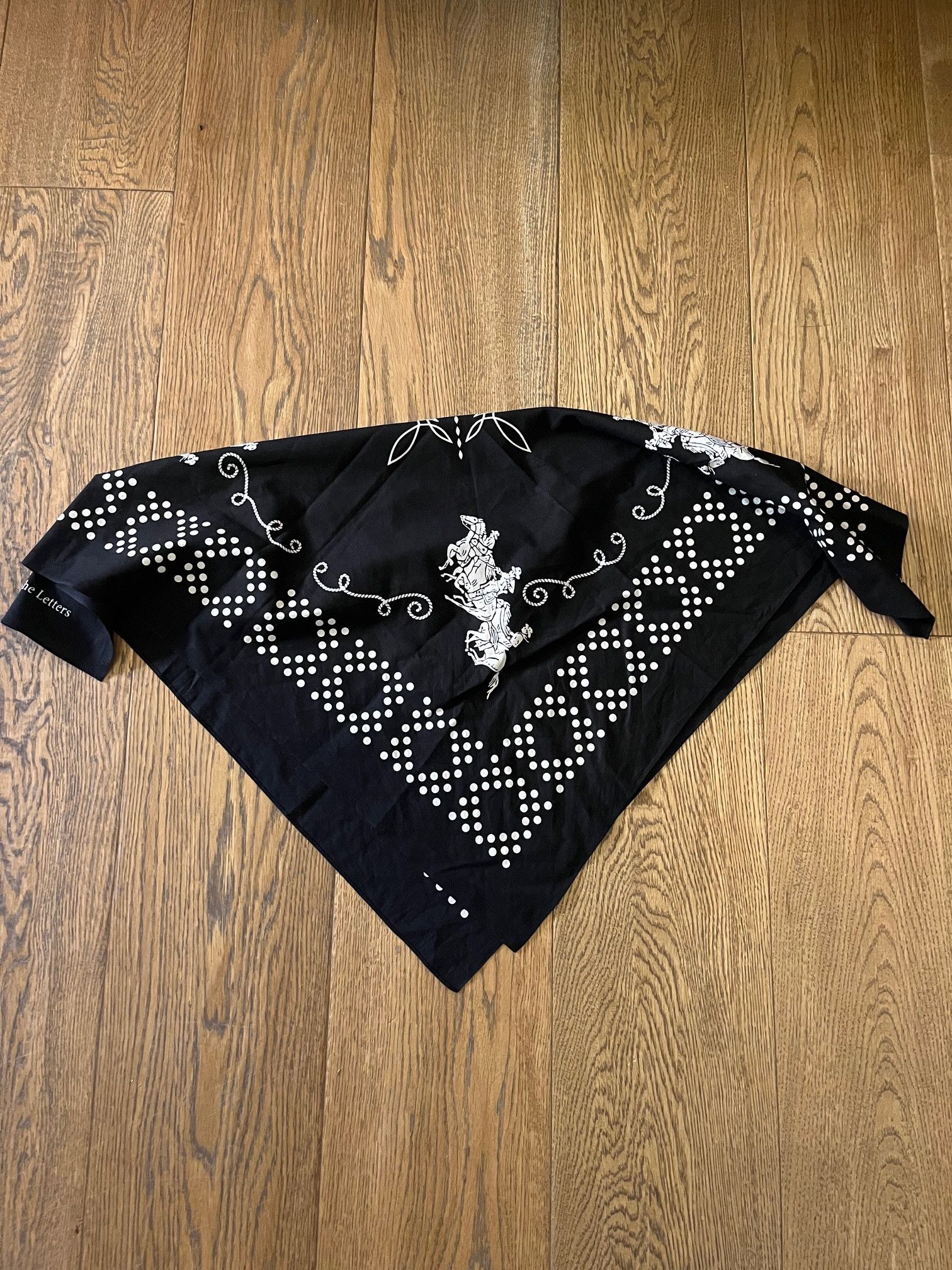 The Letters The Letters_Large Western Bandana Size ONE SIZE - 4 Thumbnail