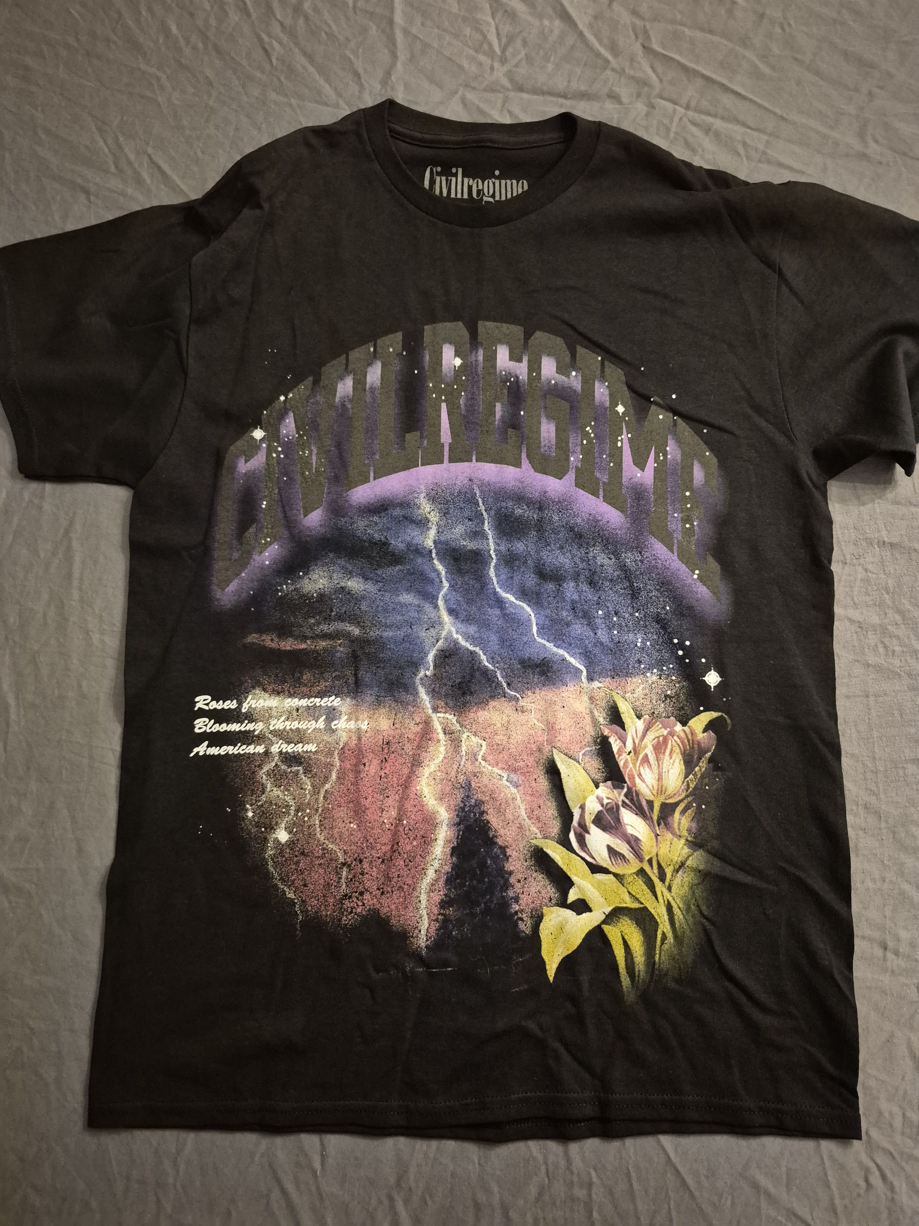 Civil Regime Civil Regime Medium Black Tee Size US M / EU 48-50 / 2 - 1 Thumbnail