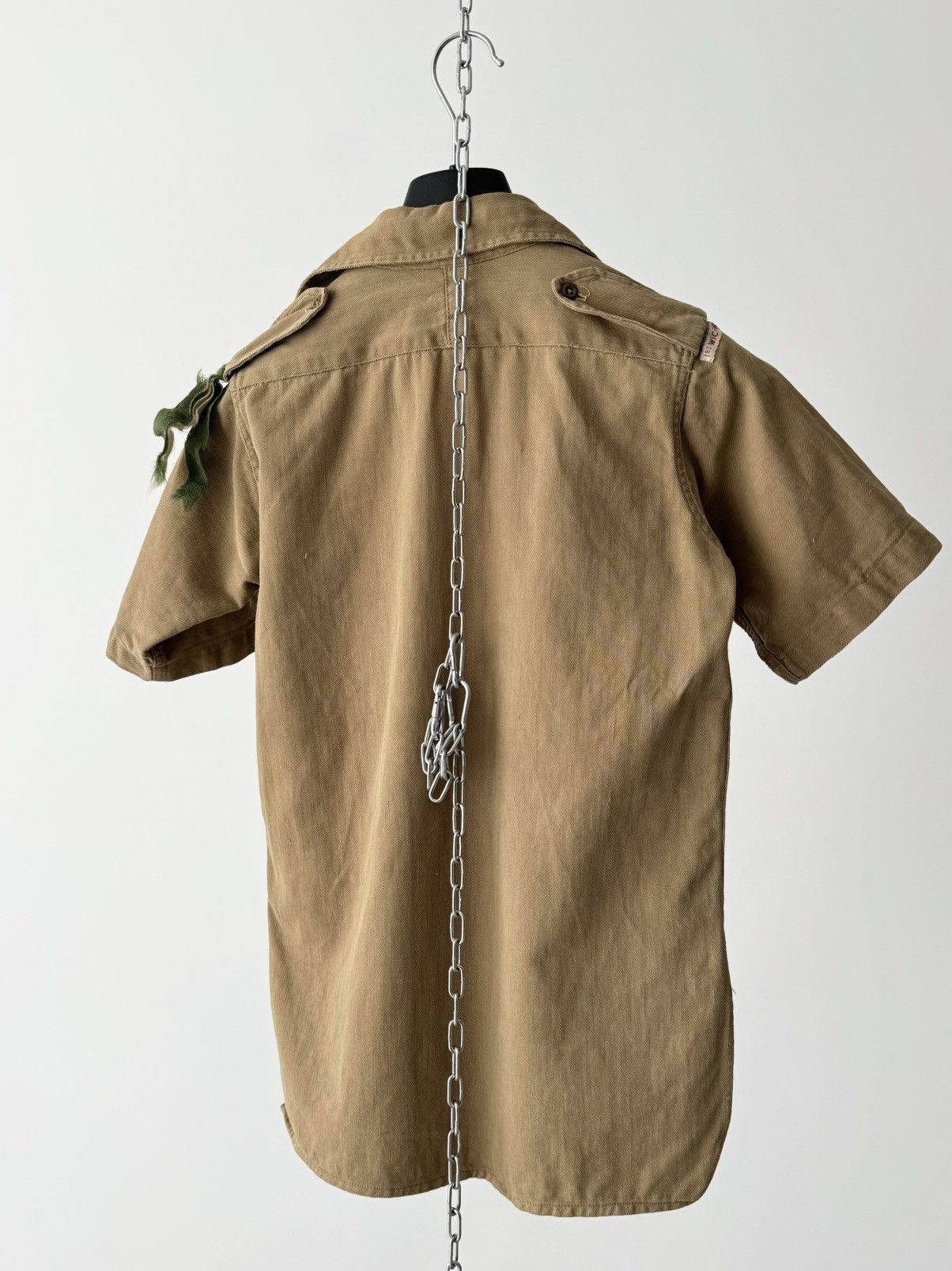 Vintage Original 1950s British Boy Scouts Shirt Size US XS / EU 42 / 0 - 6 Thumbnail