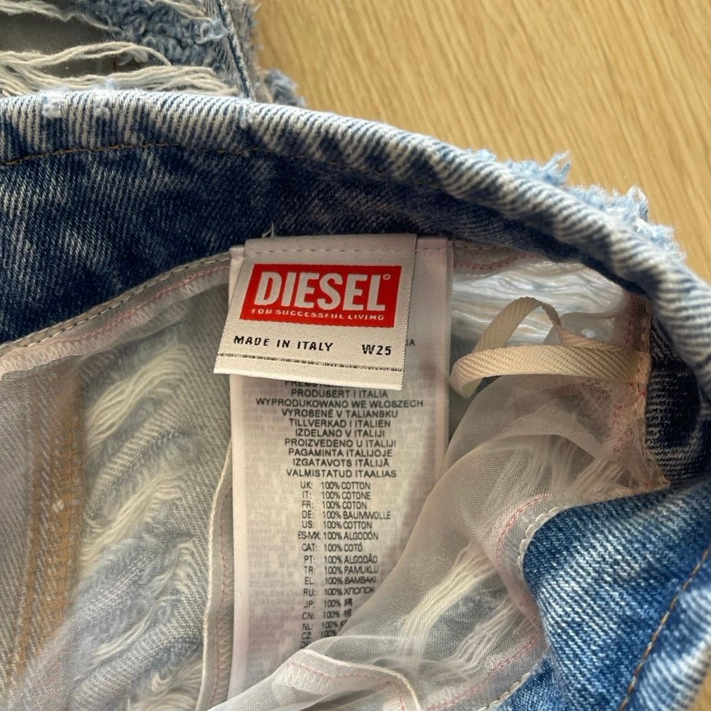 Diesel Diesel De-Ghil-FSC Denim MIdi Skirt, NWT Size: 25 Size 25" / US 0 / IT 36 - 5 Thumbnail