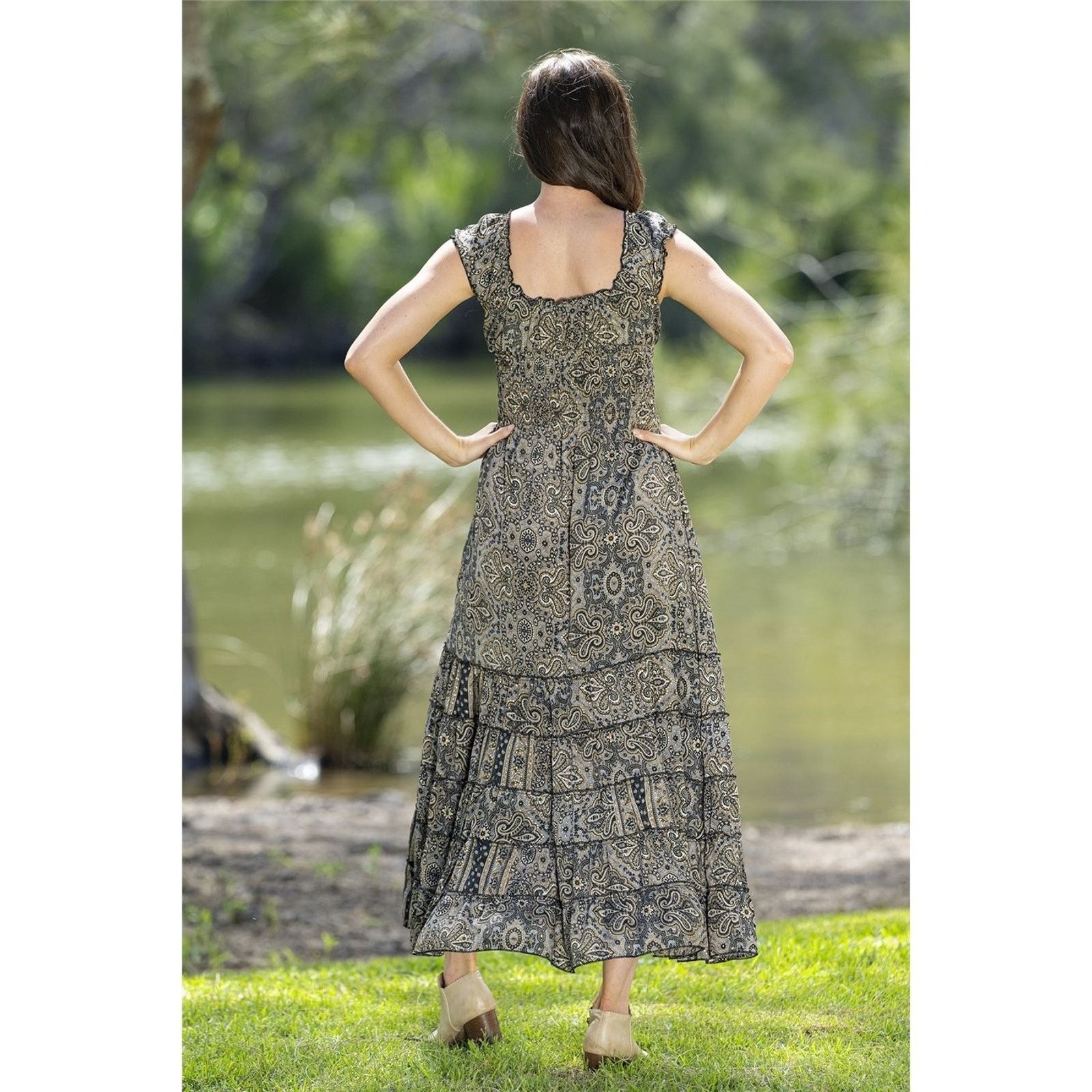 Other Cienna Astrid Silk Maxi Flowy Dress Size Small Size S / US 4 / IT 40 - 2 Thumbnail
