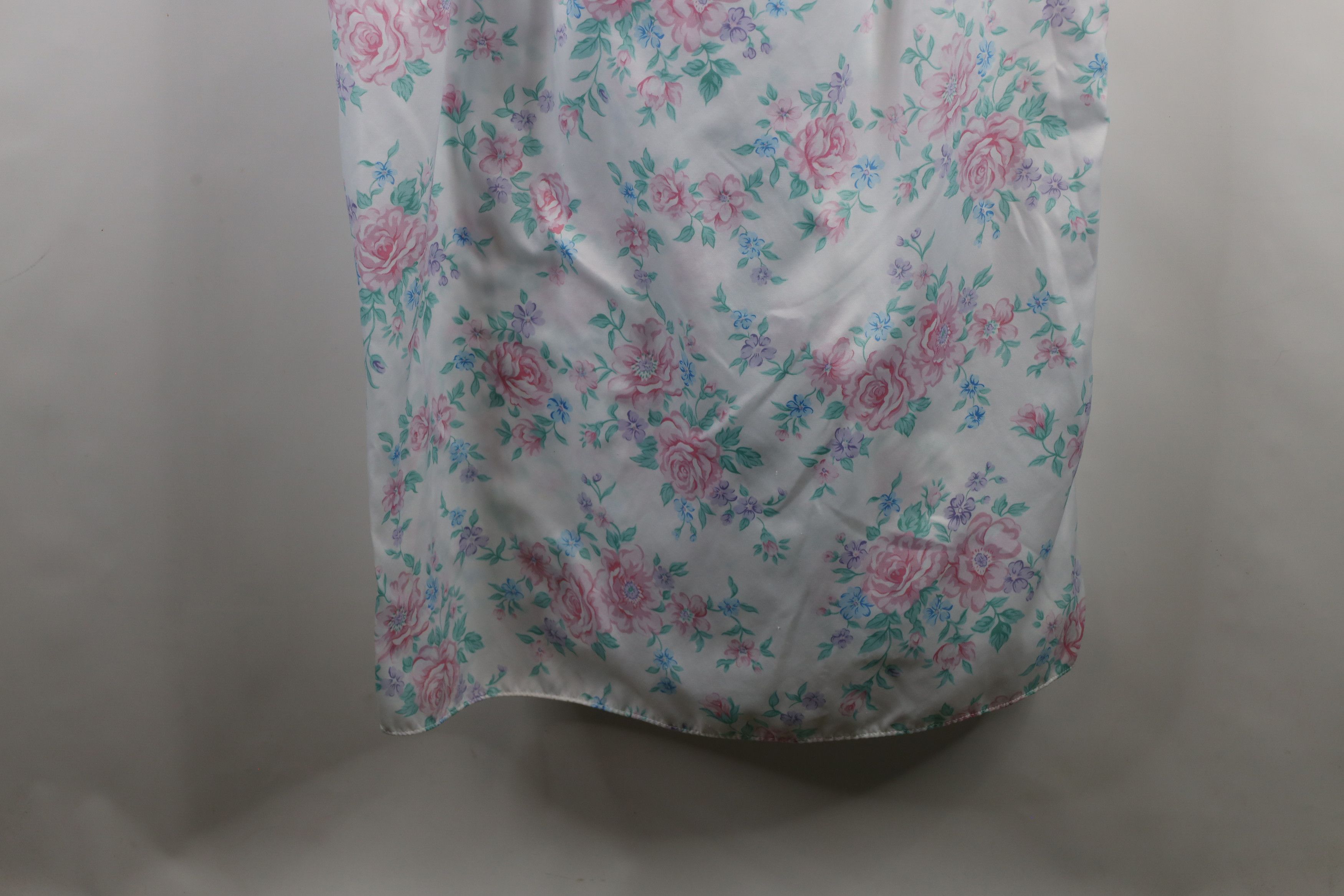 Vintage Vintage 90s Miss Elaine Lace Knit Long Sleeve Night Gown Size M / US 6-8 / IT 42-44 - 5 Thumbnail