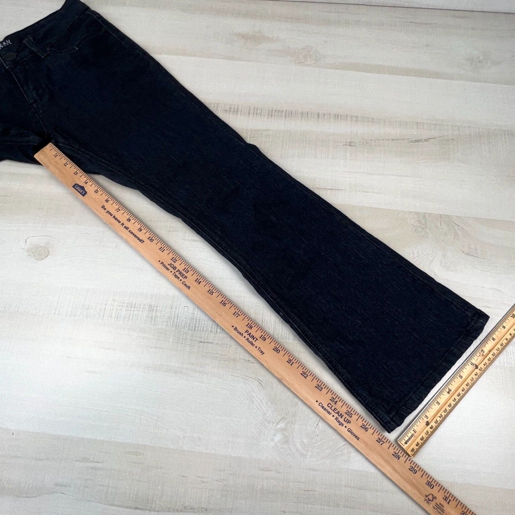 Vintage Beau Dawson Womens Bootcut Jeans 4P Petite Extra Large Dark Wash Mid Rise Flap Pockets Size 27" / US 4 / IT 40 - 7 Thumbnail