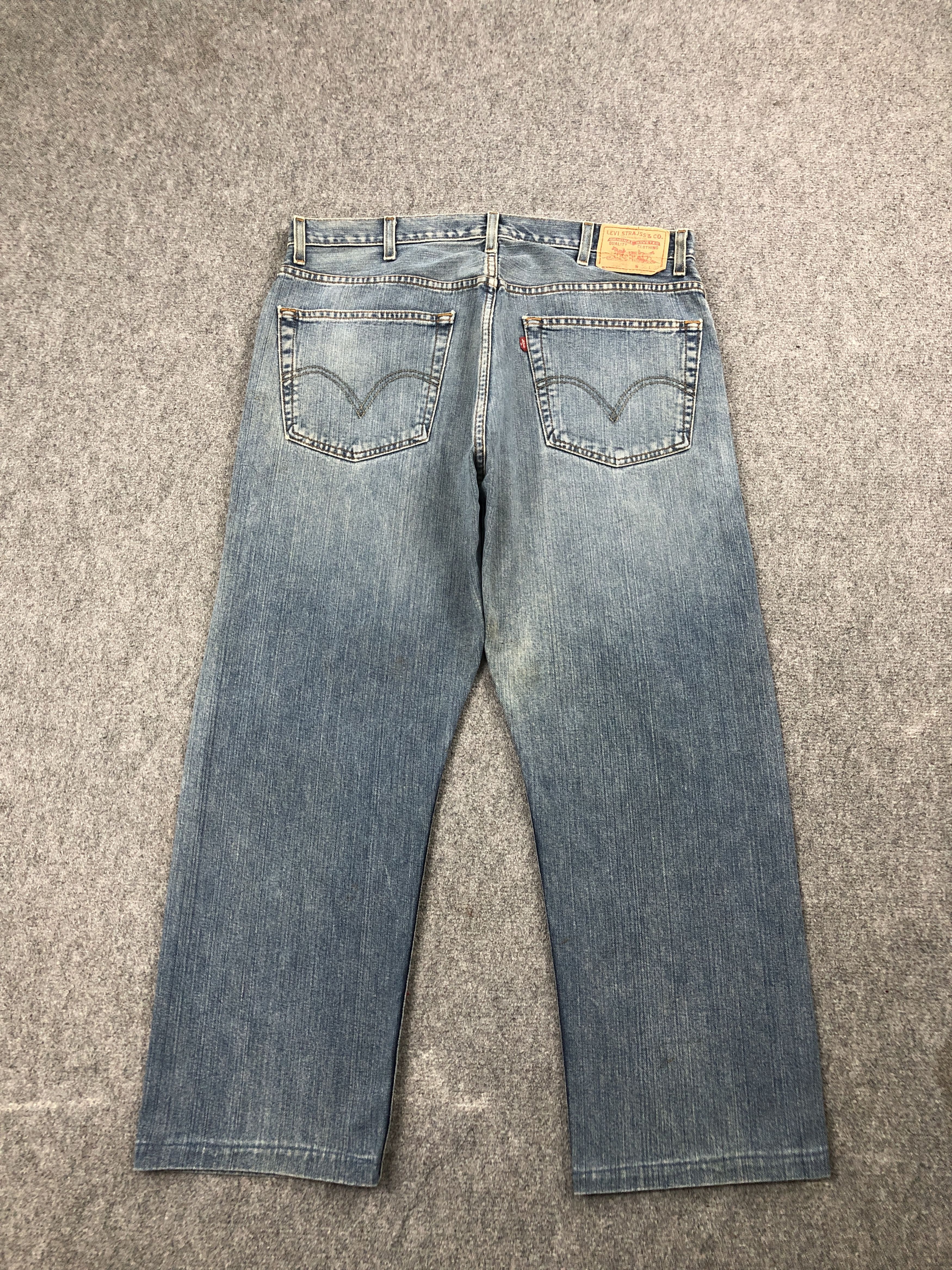 Levi's × Vintage Vintage Levi's 505 Light Wash Blue Jeans DP2531 Size US 36 / EU 52 - 3 Thumbnail
