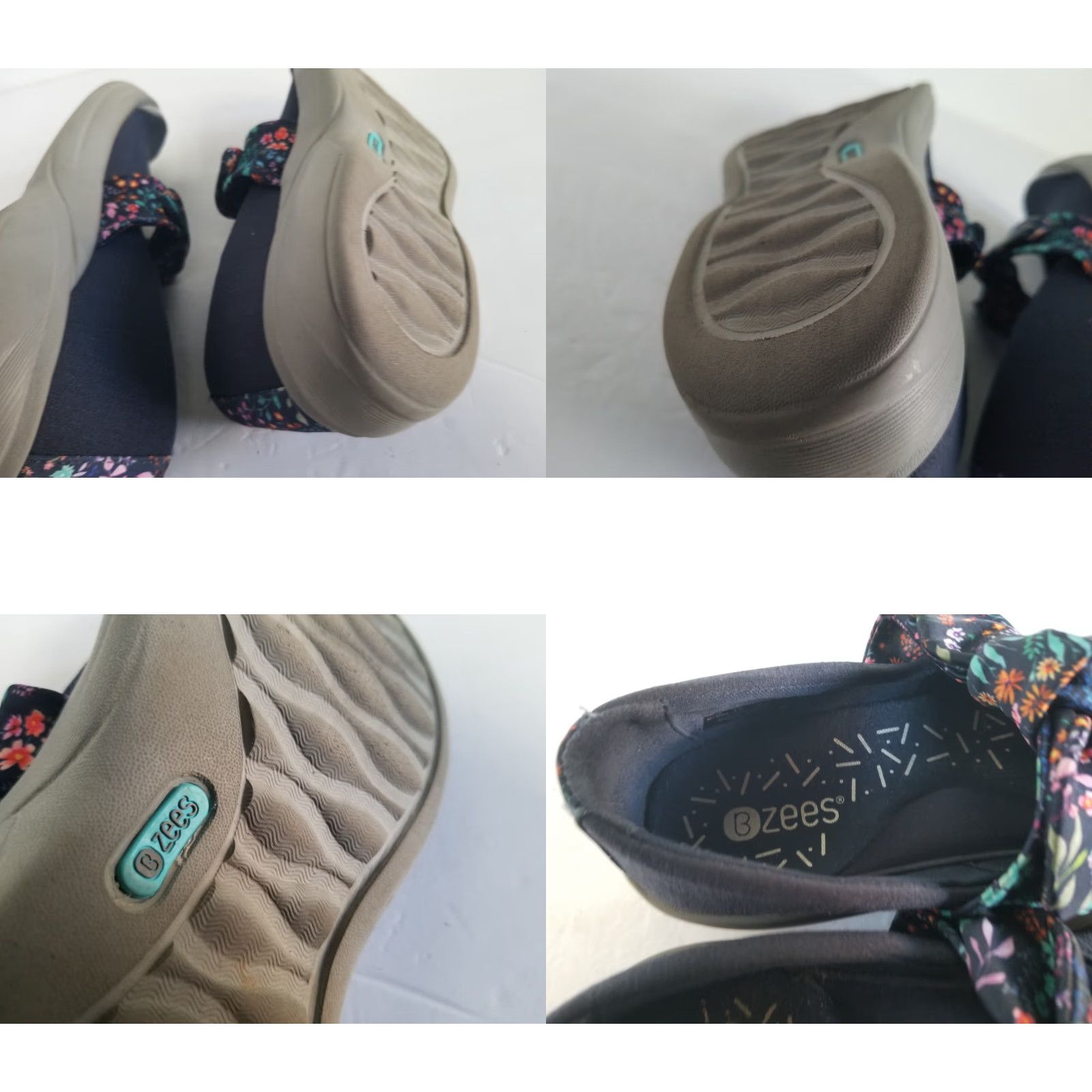 Vintage Bzees Womens Slip-On Bow Comfort Walking Loafers Blue 6.5 M Shoes Women Size US 4 / IT 34 - 8 Thumbnail
