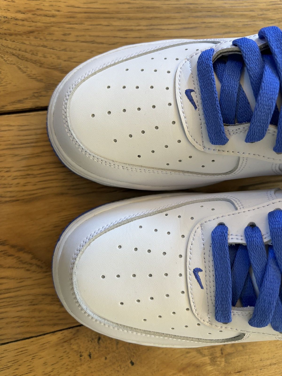 Nike Nike Air Force 1 ‘07 Medium Blue Size US 9 / EU 42 - 3 Thumbnail
