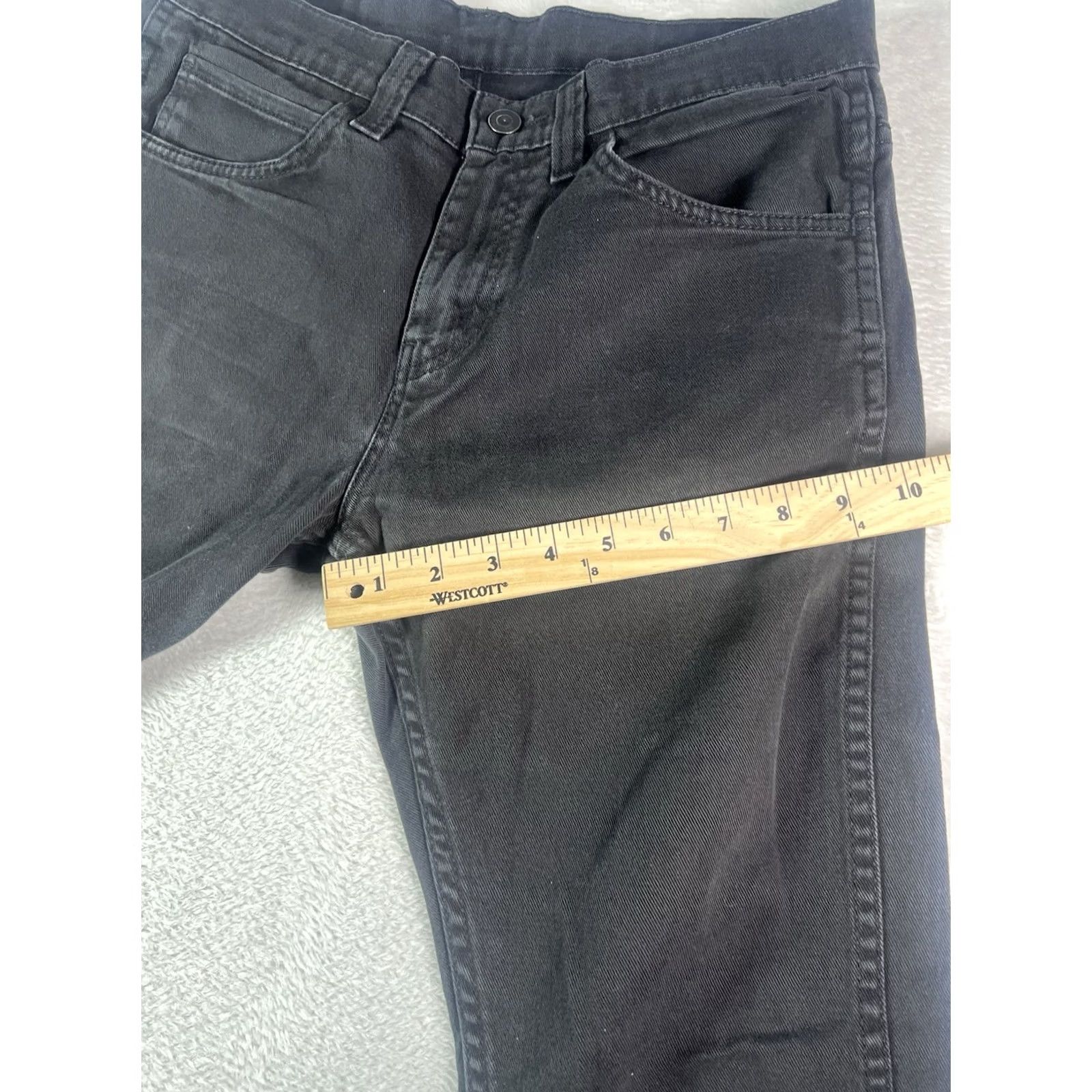 Levi's Vintage Levi's 513 Jeans Men 32x30 Black Regular Fit Straight Leg Denim Jeans Size US 32 / EU 48 - 5 Thumbnail