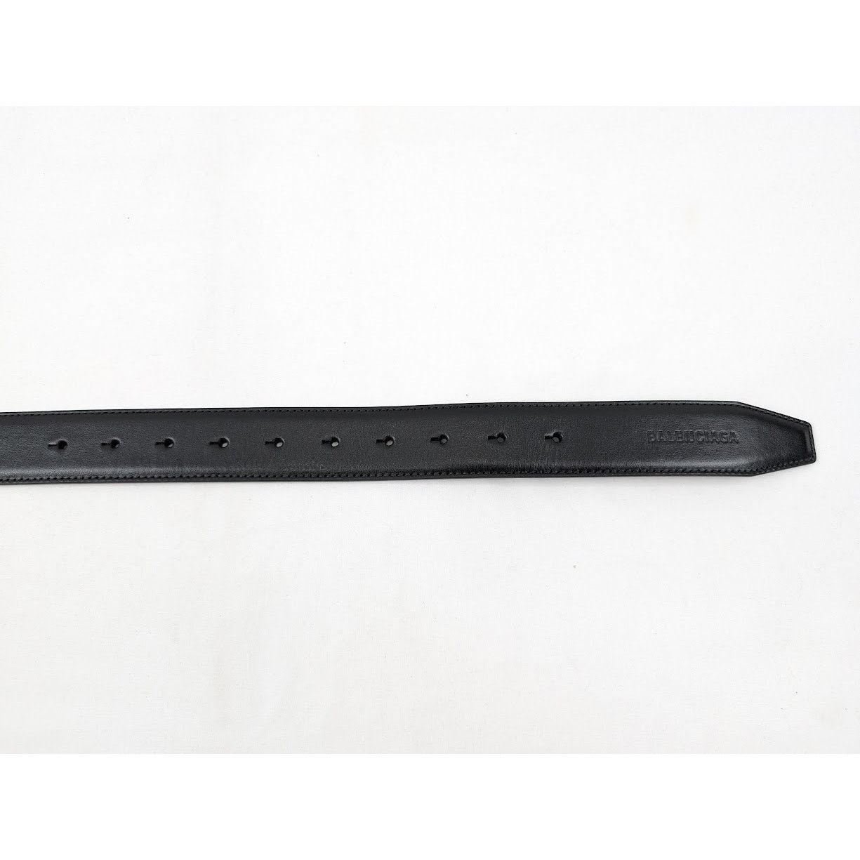 Balenciaga × Under Armour o1rshd1 Q:3 / Size: 85 CM / Calf Plutone Belt in Black Size 34 - 8 Thumbnail