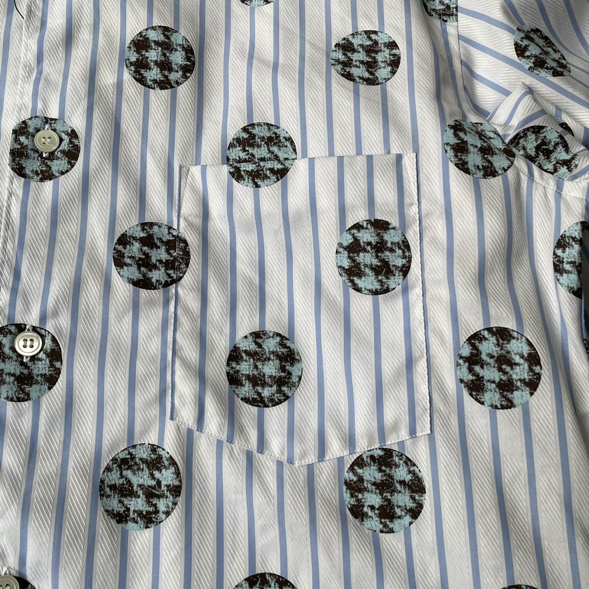 Comme des Garcons S/S 11 Stripe + Polka Dot Shirt Size US M / EU 48-50 / 2 - 5 Thumbnail