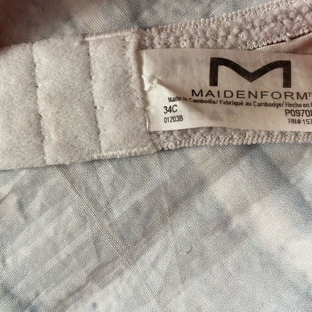 Other Maidenform women 34C adjustable underwire 2 back hook push u Size ONE SIZE - 5 Thumbnail