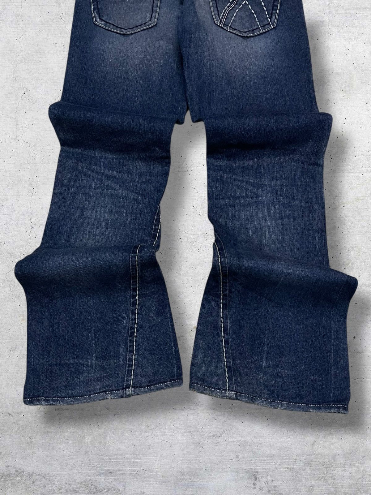 Japanese Brand VINTAGE BUCKAROO CRAFTED JAPAN DESIGNER 90S FLARED CUT DENIM Size US 30 / EU 46 - 10 Thumbnail