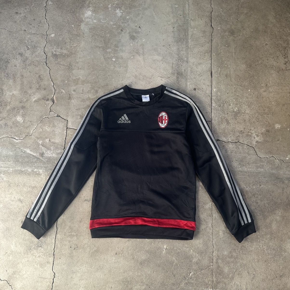 Adidas Vintage AC MILAN Training L/S Jersey Shirt Drill ACM Size US S / EU 44-46 / 1 - 4 Thumbnail