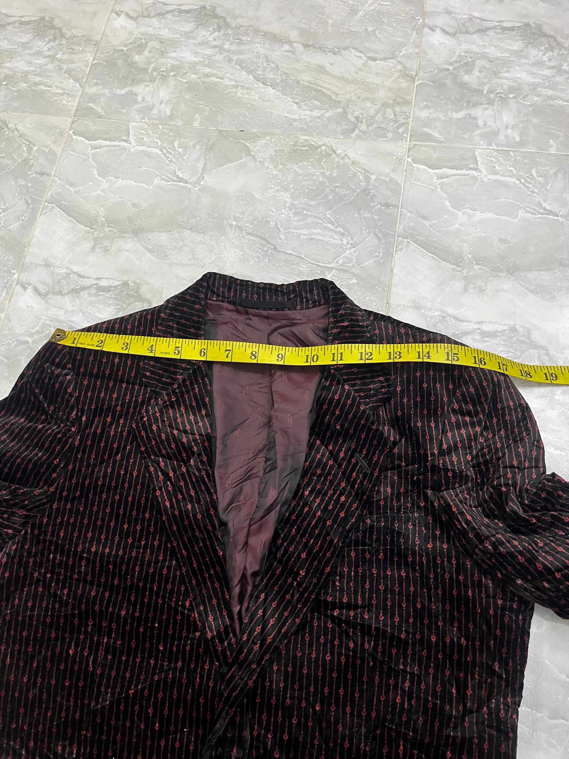 Japanese Brand Niedieck Brilliant Velvet Blazer German Fabric Size 38S - 16 Thumbnail