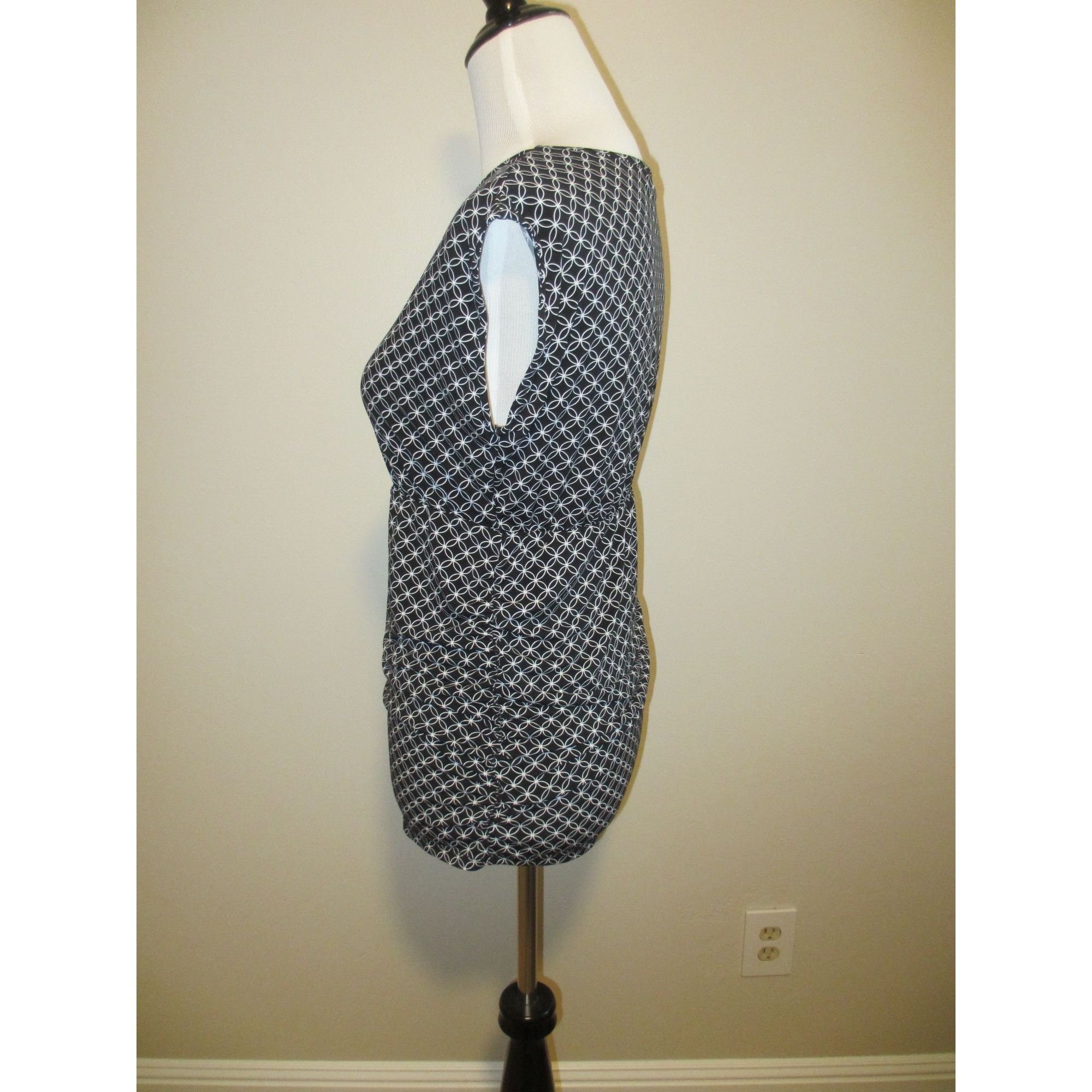 Other Motherhood Maternity Black & White Geometric Print Sleeveles Size S / US 4 / IT 40 - 3 Thumbnail