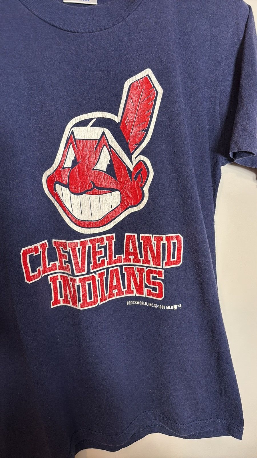 MLB × Vintage Vintage Cleveland Indians Shirt Size US M / EU 48-50 / 2 - 2 Thumbnail