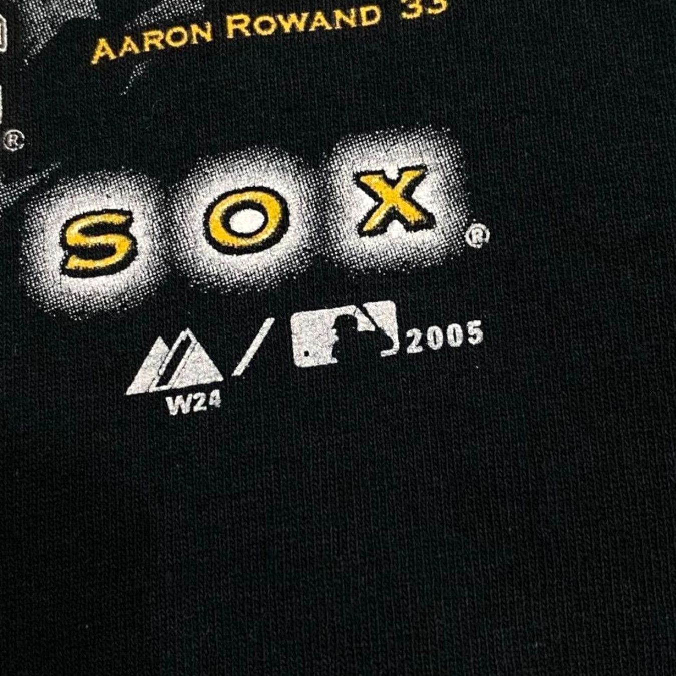 MLB VINTAGE MLB Chicago White Sox “2005 World Series Champions” Baseball T-Shirt XL Men Black Graphic Print Shirt XL Mens Size US XL / EU 56 / 4 - 4 Thumbnail