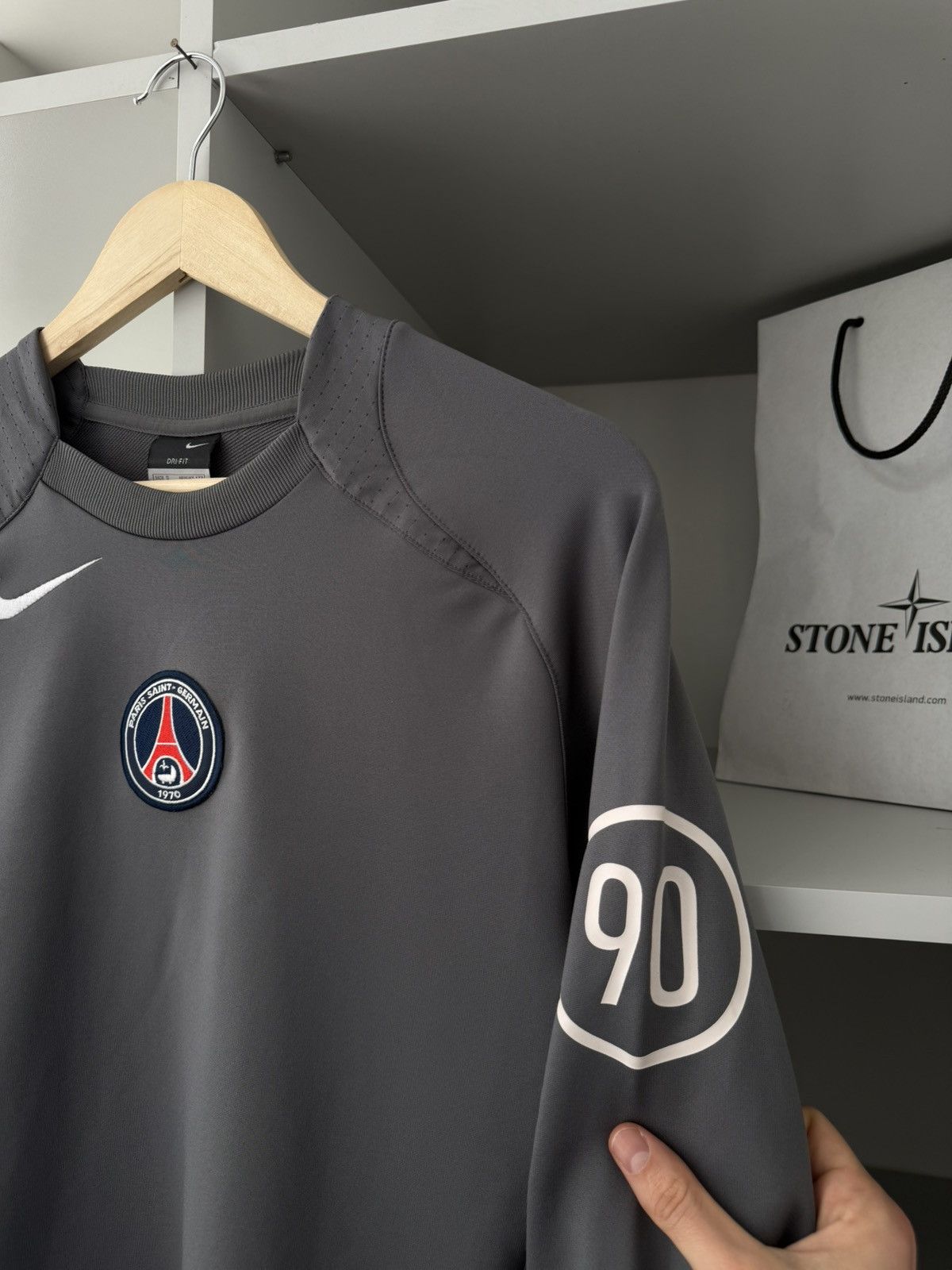 Nike Nike PSG Paris Total 90 Vintage 2003 2004 Longsleeve Jersey Size US S / EU 44-46 / 1 - 6 Thumbnail