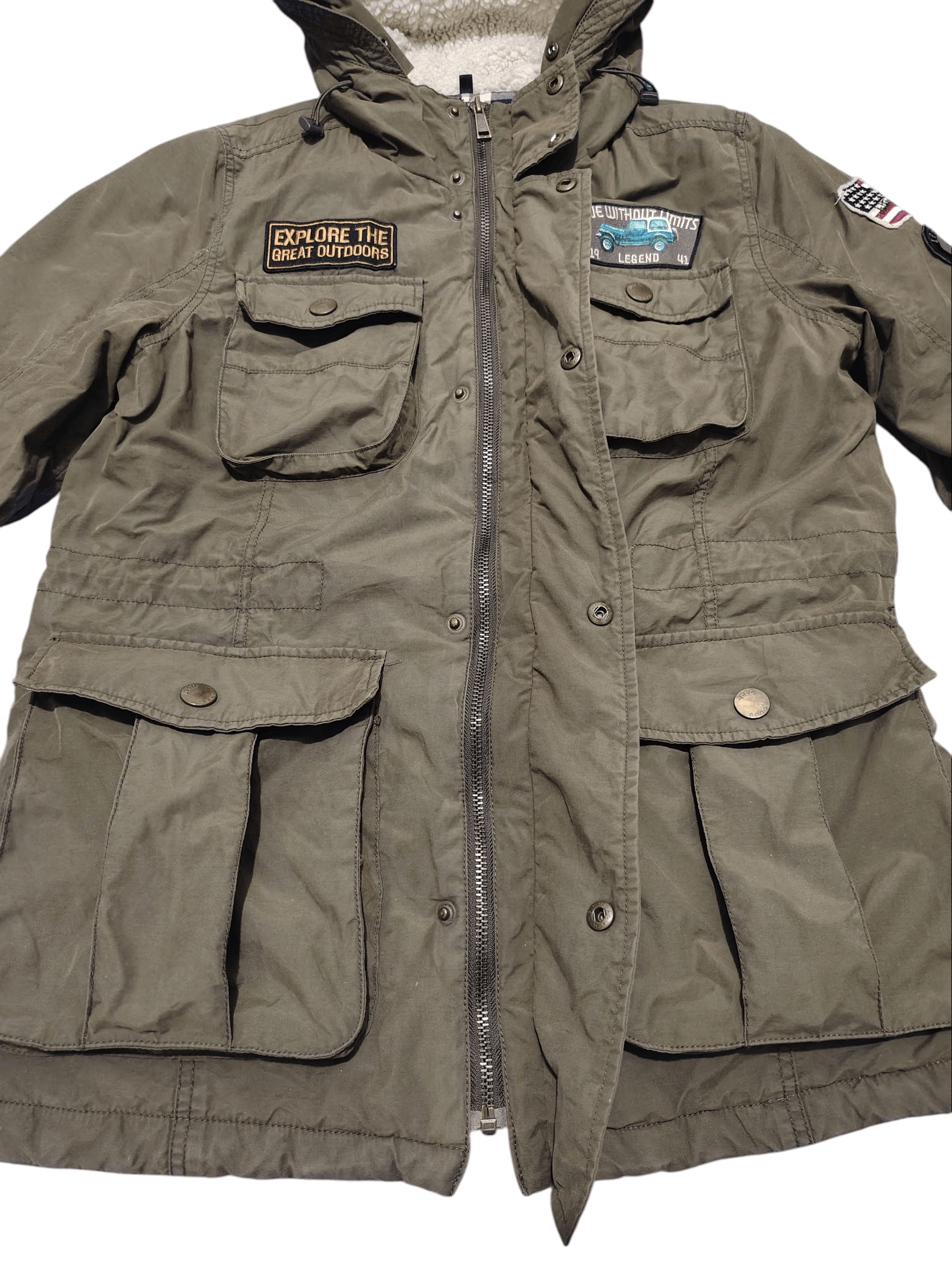 Japanese Brand Vtg Japanese Jeep Jacket Military Style Jakcet Size US XL / EU 56 / 4 - 4 Thumbnail