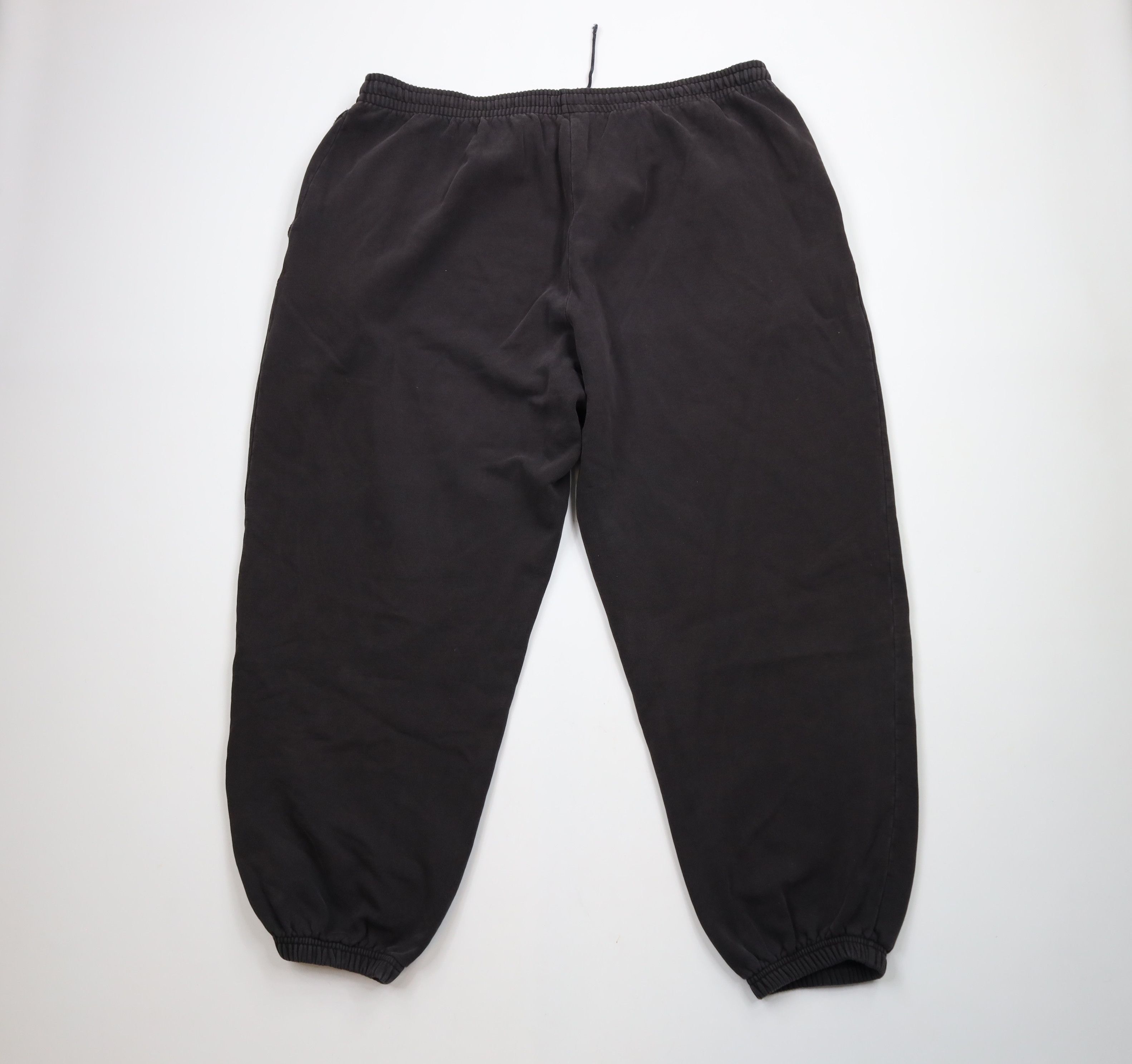 Vintage Vintage 90s Streetwear Blank Heavyweight Sweatpants Joggers Size US 42 / EU 58 - 10 Thumbnail