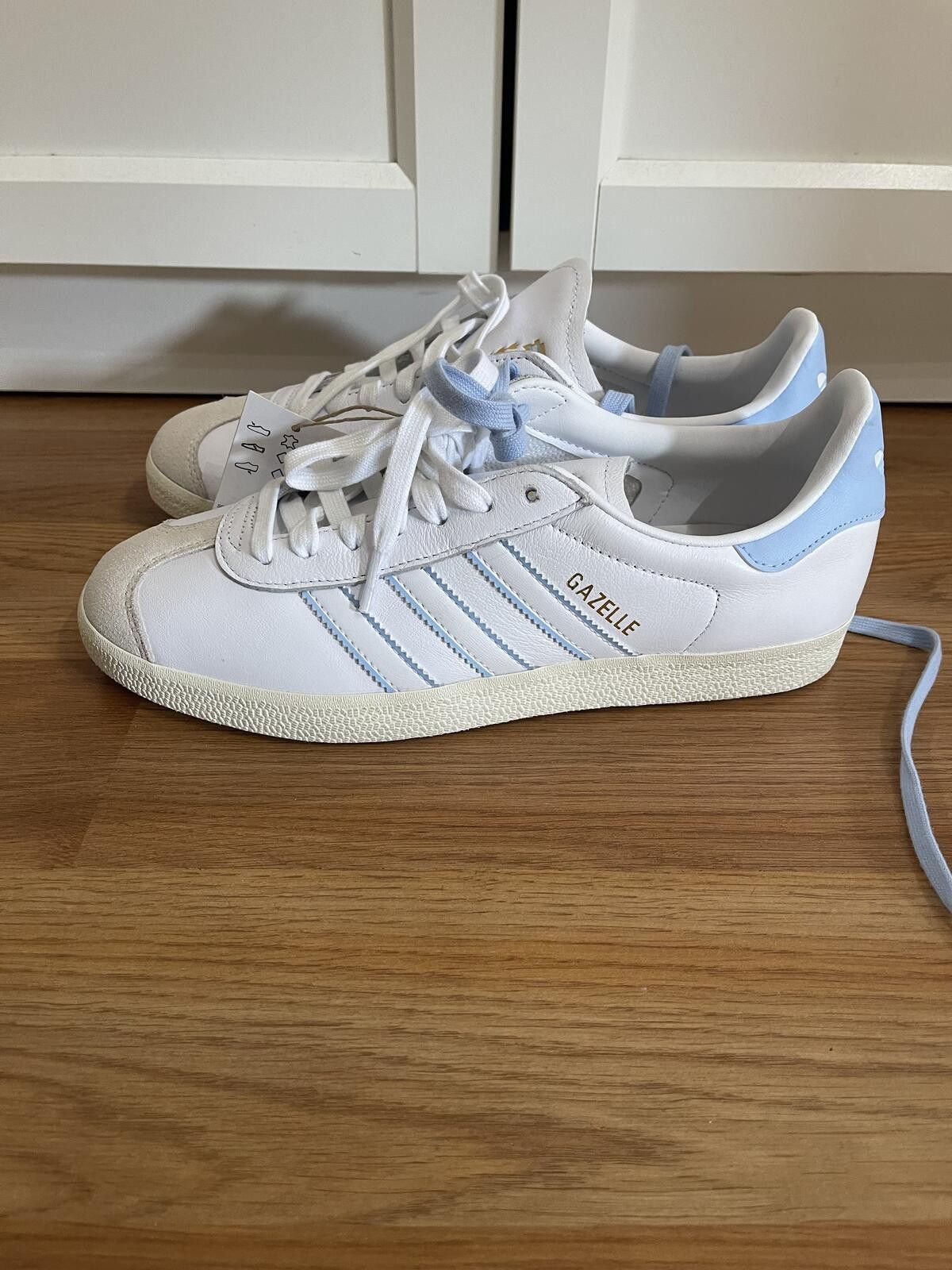 Adidas Adidas Gazelle Argentina White and Light Blue Sneakers Size US 8 / EU 41 - 1 Thumbnail