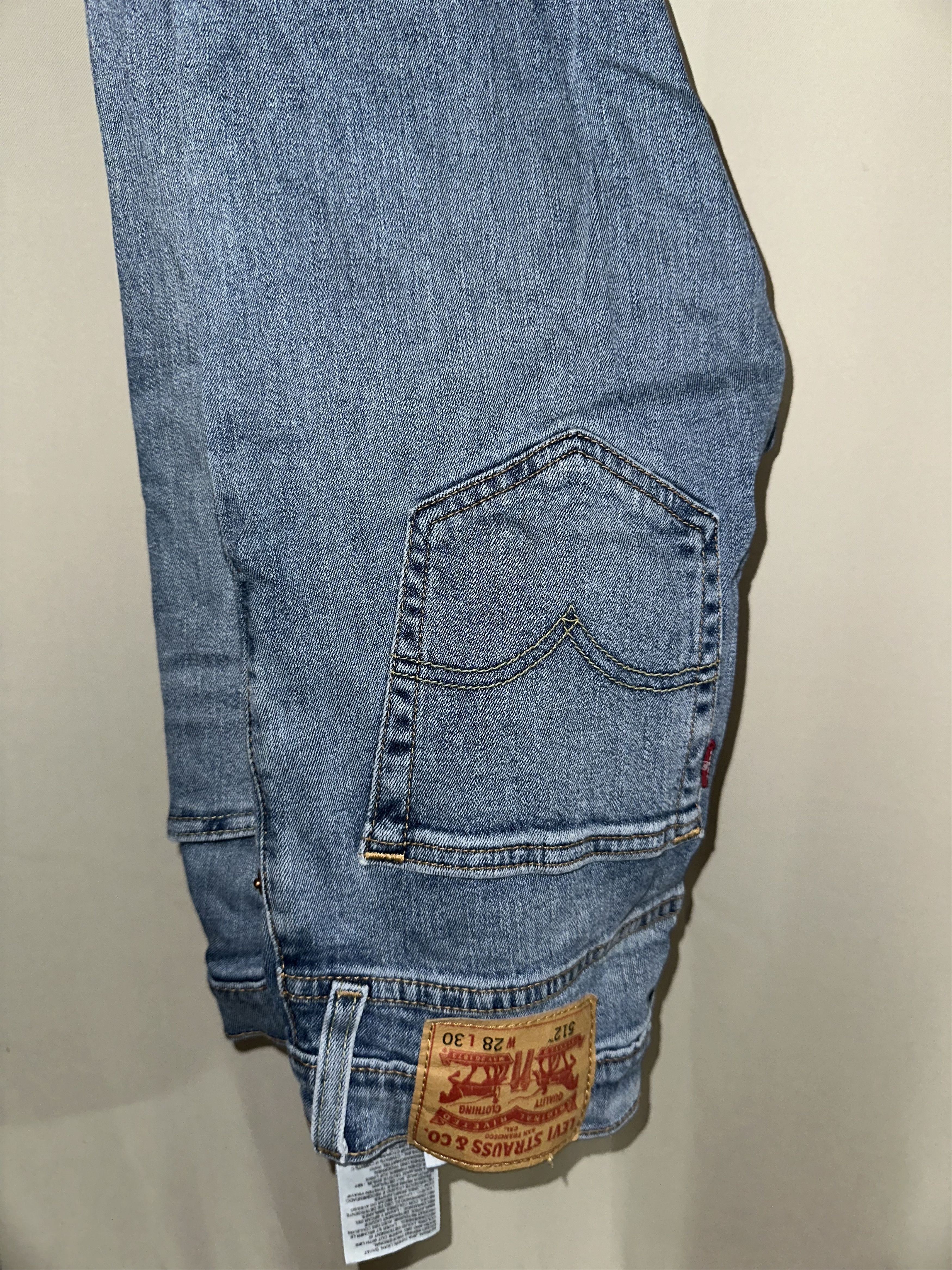 Levi's 512 light blue jeans w28L30 Size US 28 / EU 44 - 1 Thumbnail