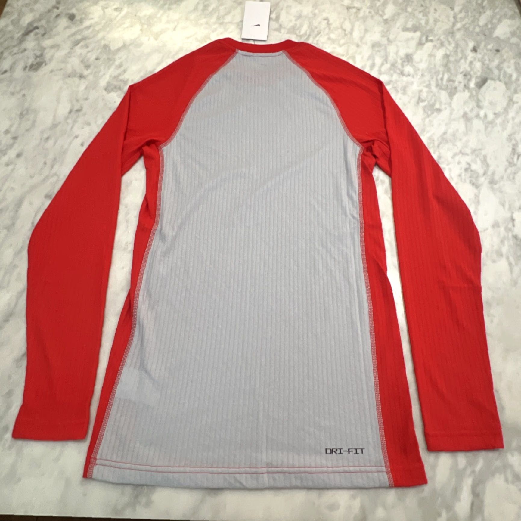 Nike Nike Dri-Fit Long Sleeve Baseball Shirt Men Small S DC7429-053 NWT Center Swoosh Size US S / EU 44-46 / 1 - 6 Thumbnail