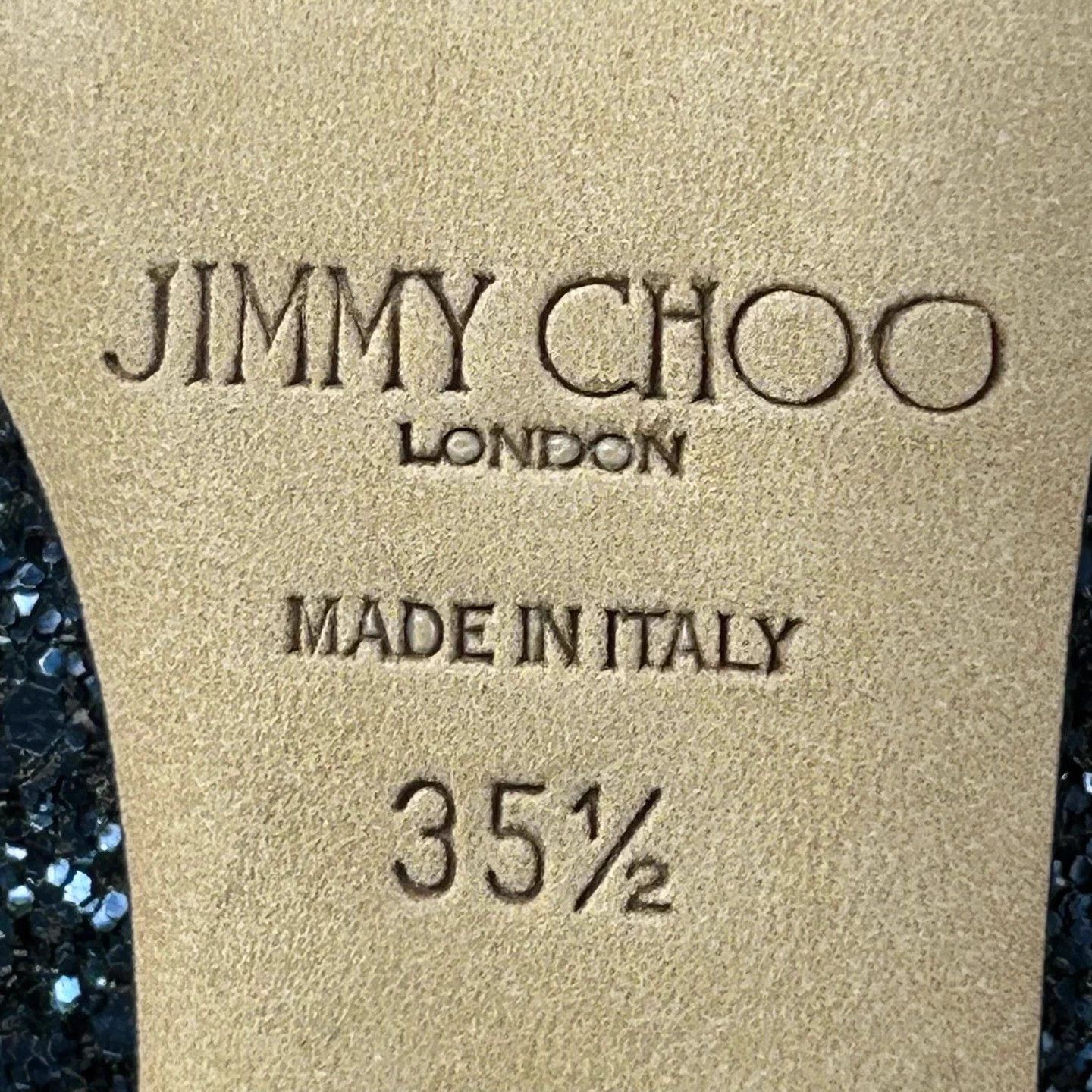 Jimmy Choo Jimmy Choo Sequin Crystal High Heels 35.5 EU Size US 4.5 / IT 34.5 - 7 Thumbnail