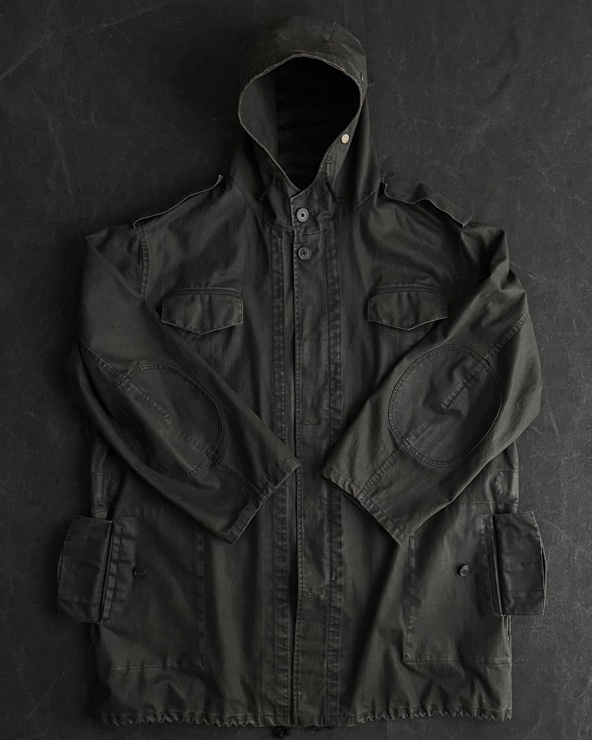 Dries Van Noten Dries Van Noten waxed cloak/jacket Size US L / EU 52-54 / 3 - 2 Thumbnail