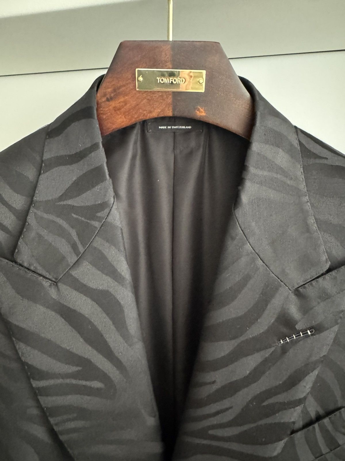 Tom Ford Tom Ford Zebra Blazer Silk Blend sz. 56! Size 46R - 3 Thumbnail