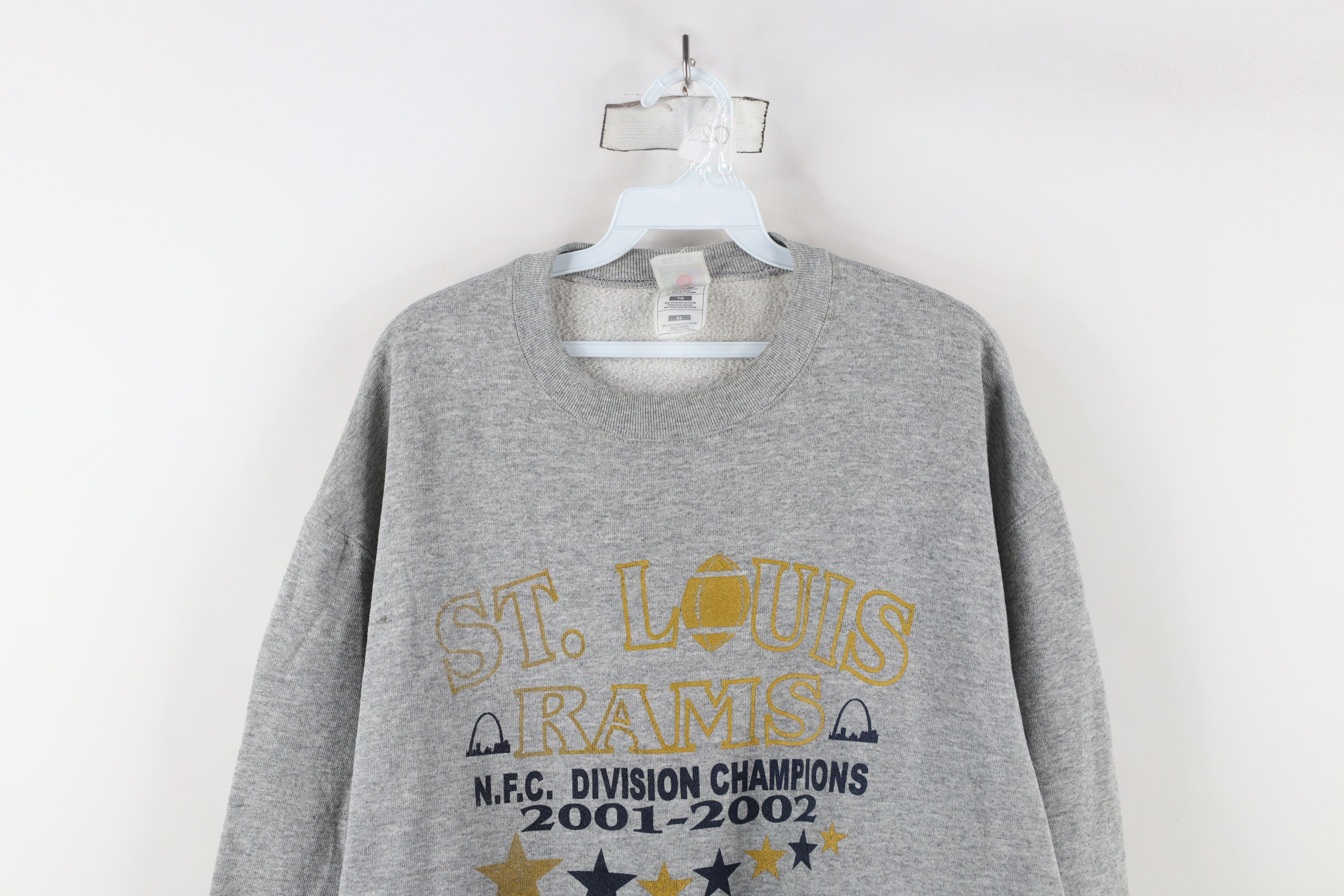 Vintage Vintage Champs St Louis Rams Football Crewneck Sweatshirt Size US XL / EU 56 / 4 - 2 Thumbnail