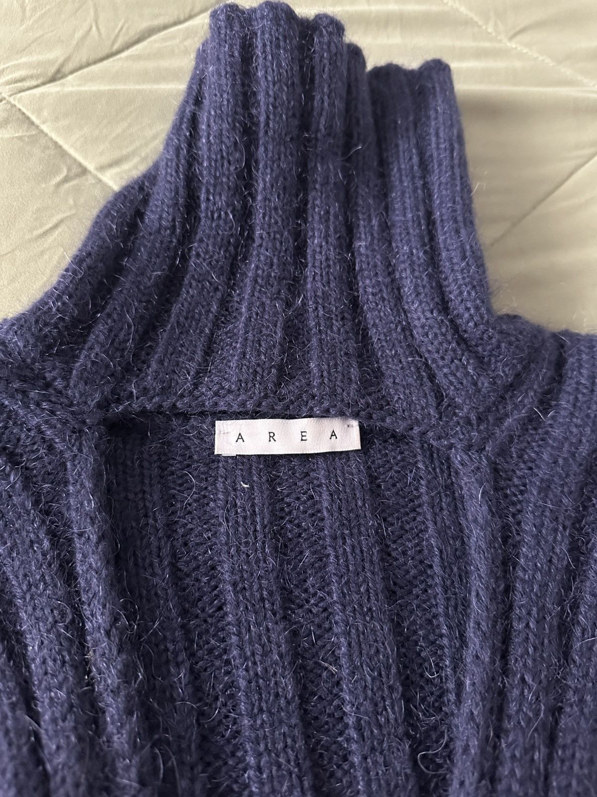 Area Twisted Knit Turtleneck Sweater Size M / US 6-8 / IT 42-44 - 6 Thumbnail