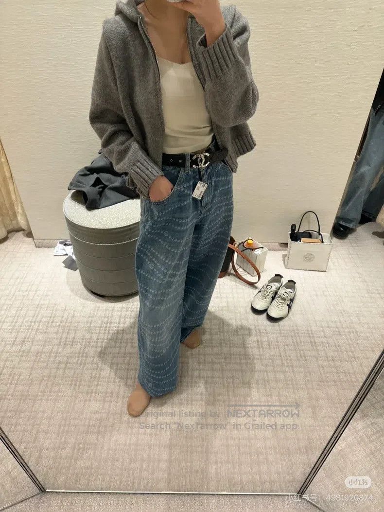 Chanel Chanel 25p The most popular medium blue wide-leg version p Size 42" / US 20 - 8 Thumbnail
