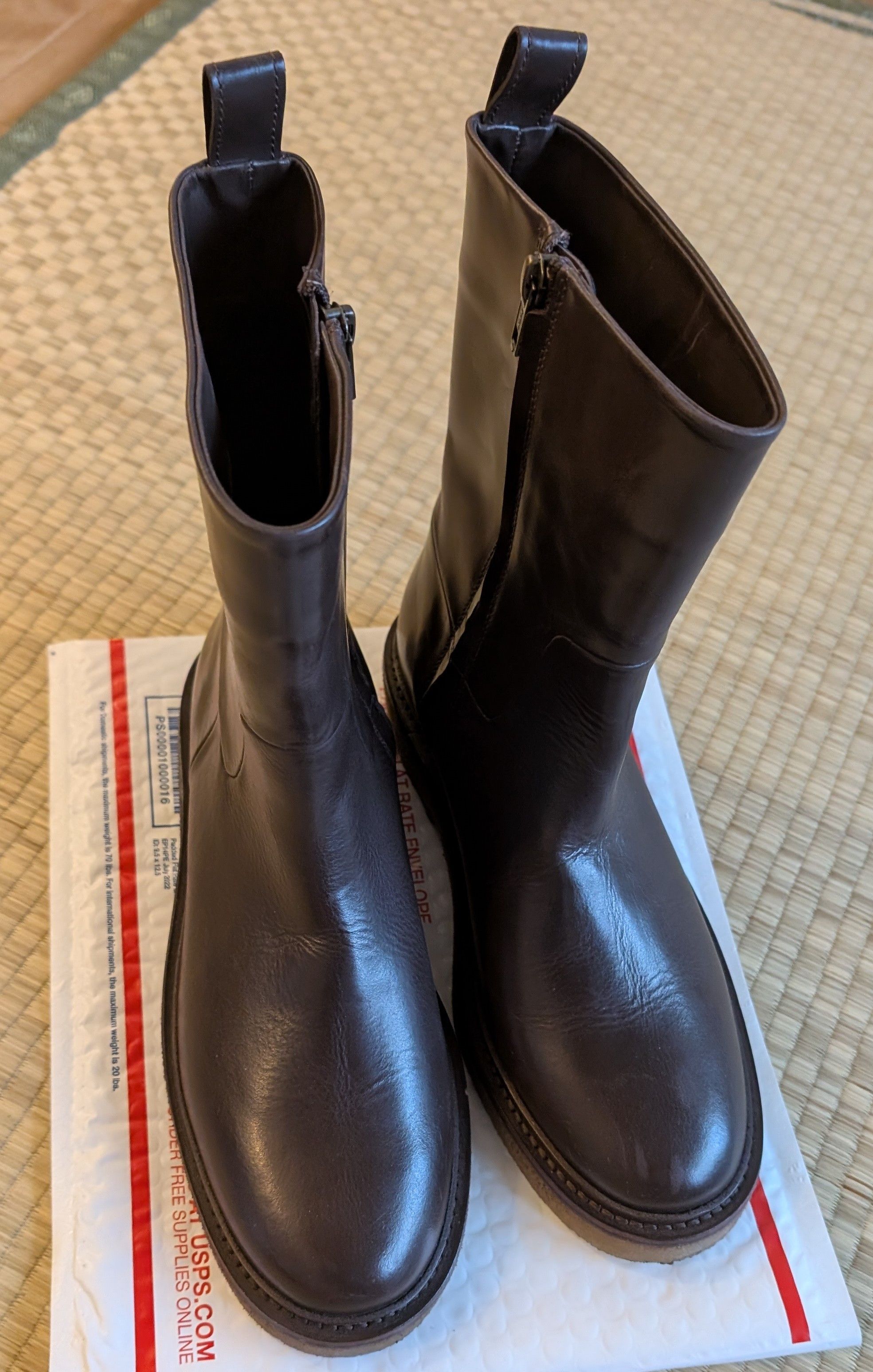 Soeur LNWOT Soeur Texas Boot Dark Brown Leather Made in Portugal Size US 9 / IT 39 - 3 Thumbnail