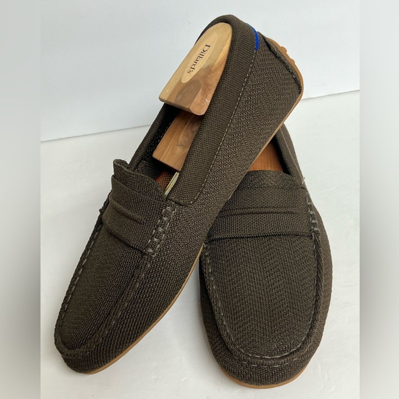 Rothy's NEW Rothys Driving Loafer Mens 8.5 Brown Herringbone Slip On Size US 8.5 / EU 41-42 - 5 Thumbnail