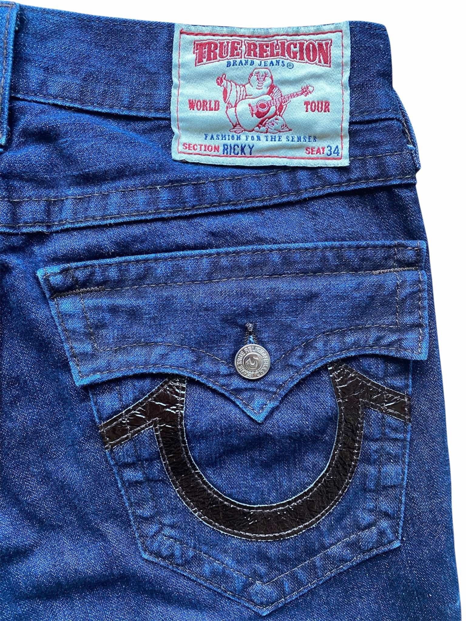True Religion True Religion Ricky Denim Hoove Leather Size US 32 / EU 48 - 4 Thumbnail