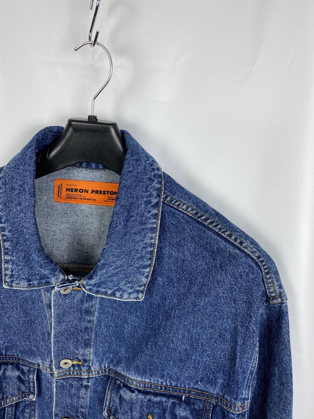 Heron Preston Heron Preston Denim Airbrush Heron Jacket Printed size S Size US S / EU 44-46 / 1 - 5 Thumbnail