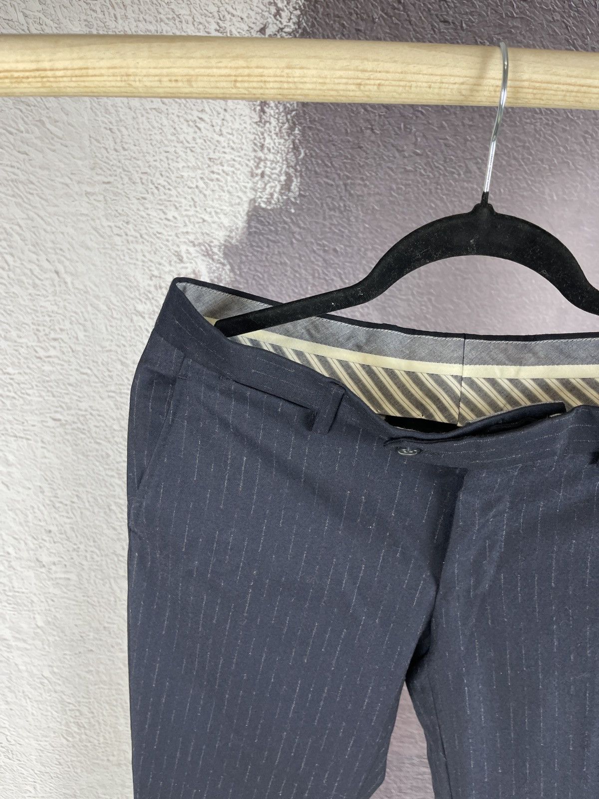 Tagliatore Tagliatore Reda navy blue striped wool super 100s 2 pcs suit Size 36R - 20 Thumbnail