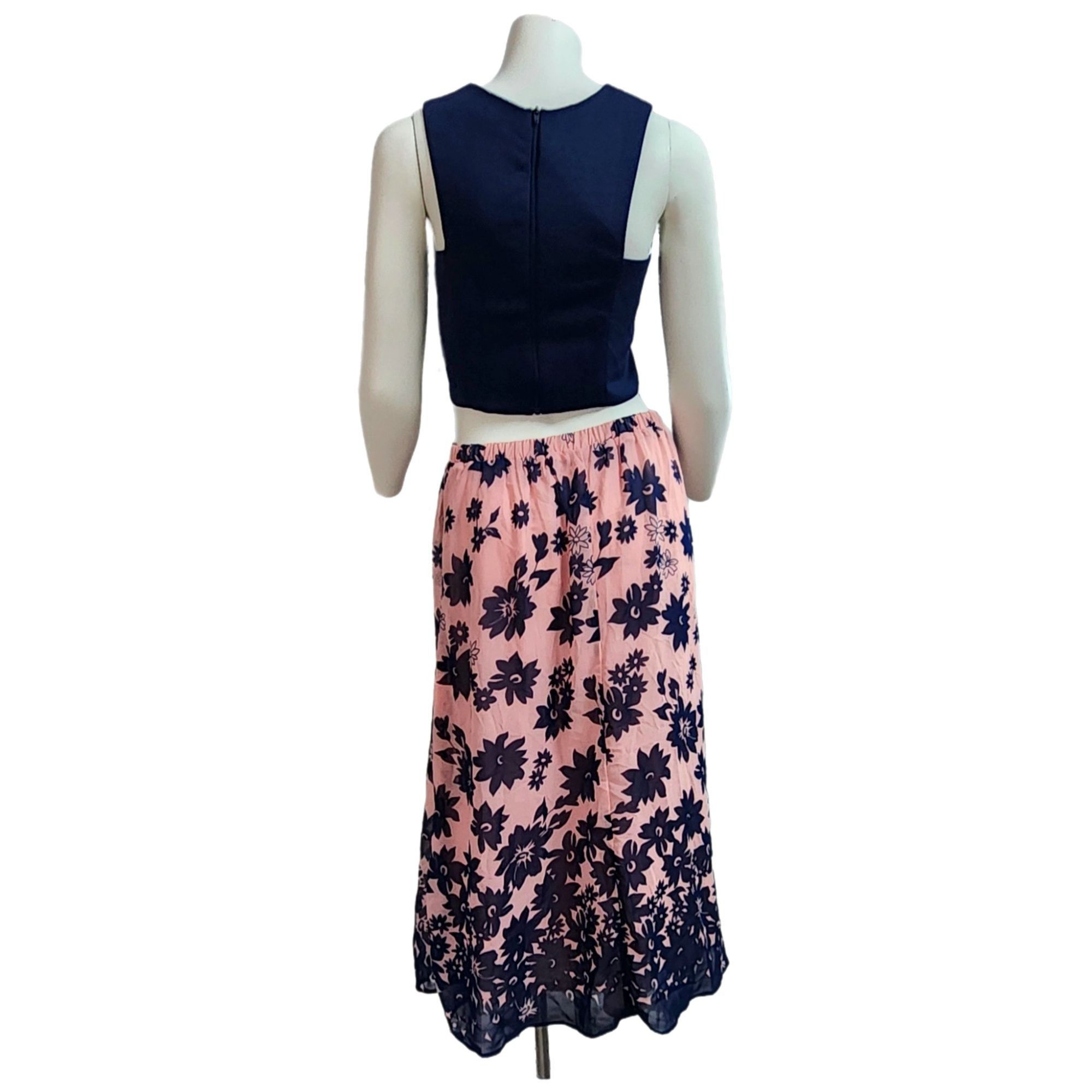 Other Teen Big Girls 2pc Floral Sleeveless Dress NWT Size 16 XL C Size XS / US 0-2 / IT 36-38 - 4 Thumbnail