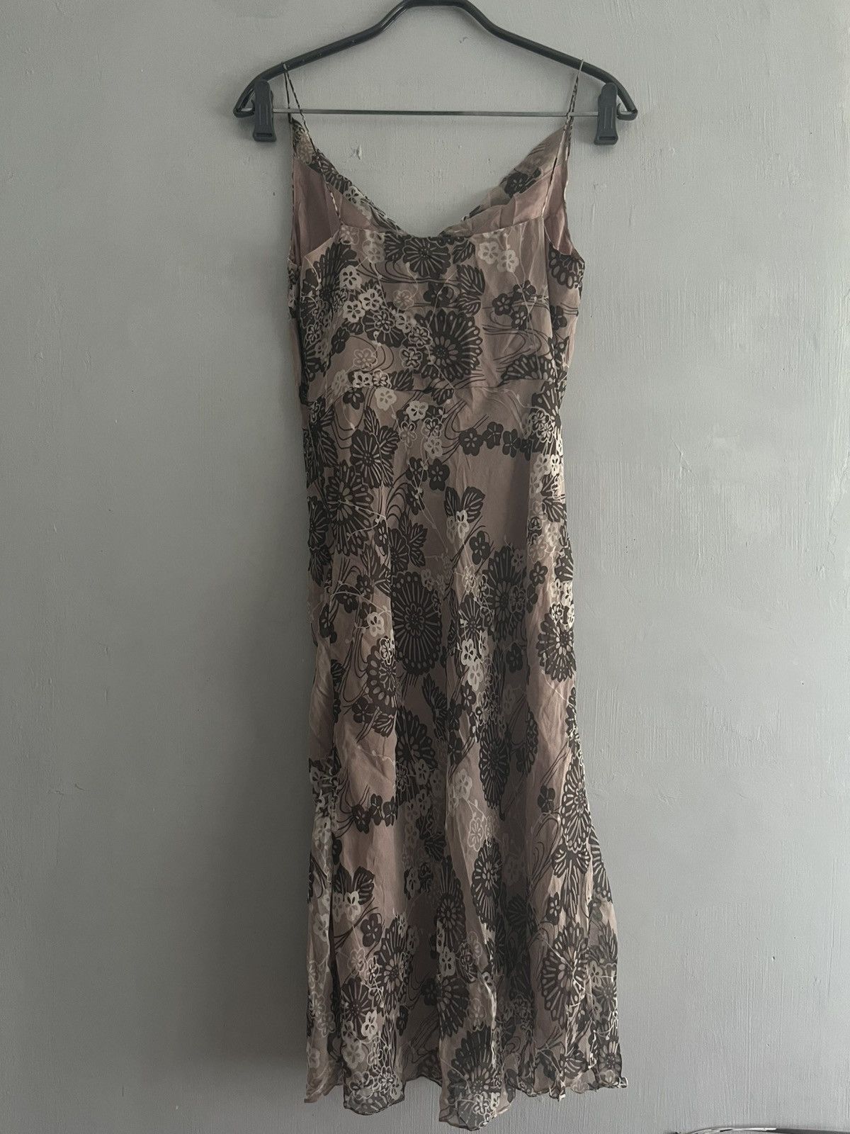 Vivienne Tam Vivienne Tam floral cowl neckline sheer silk midi dress Size M / US 6-8 / IT 42-44 - 4 Thumbnail