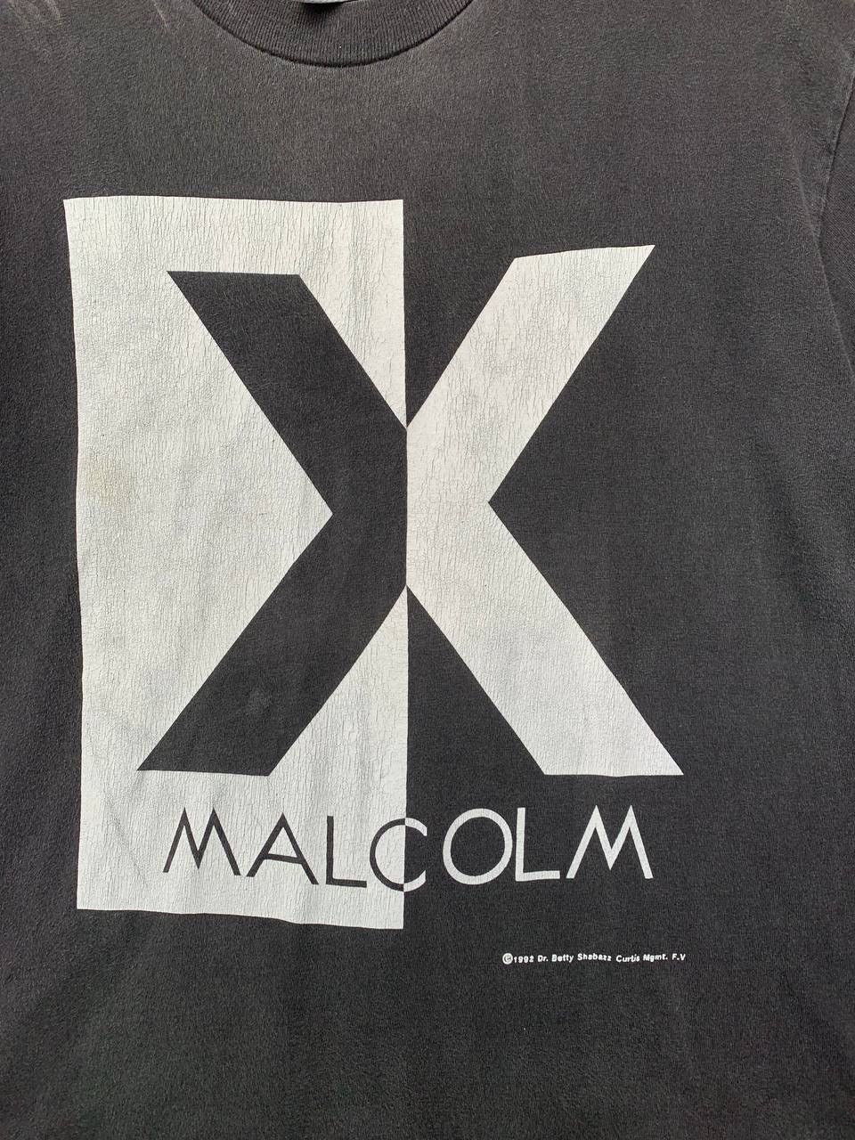 Vintage Vintage Malcolm X 1992 T Shirt Size US L / EU 52-54 / 3 - 2 Thumbnail