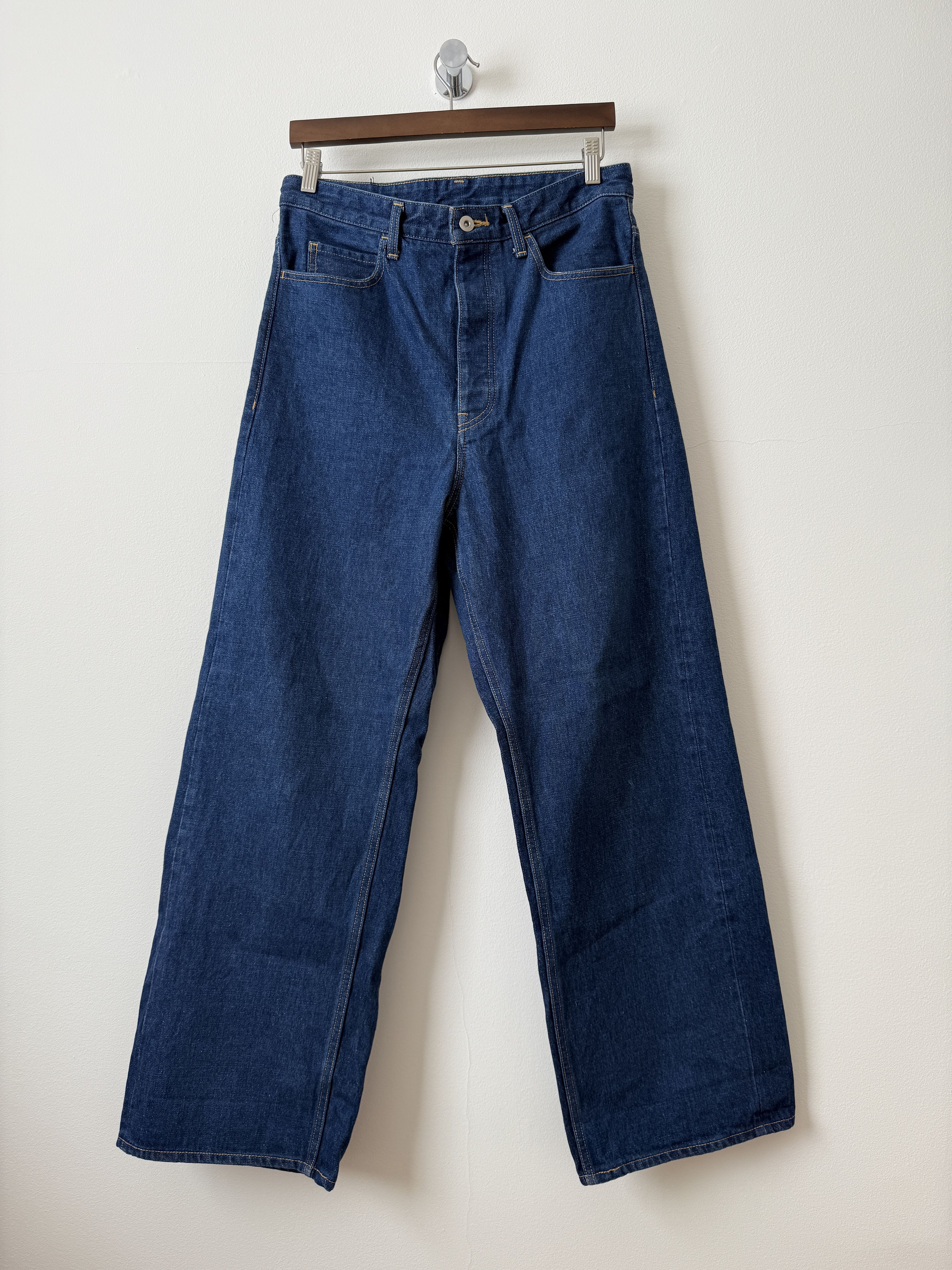 Vuja De VUJADE WES RELAXED FIT NANOMIST JEANS IN ESPRESSO | Grailed