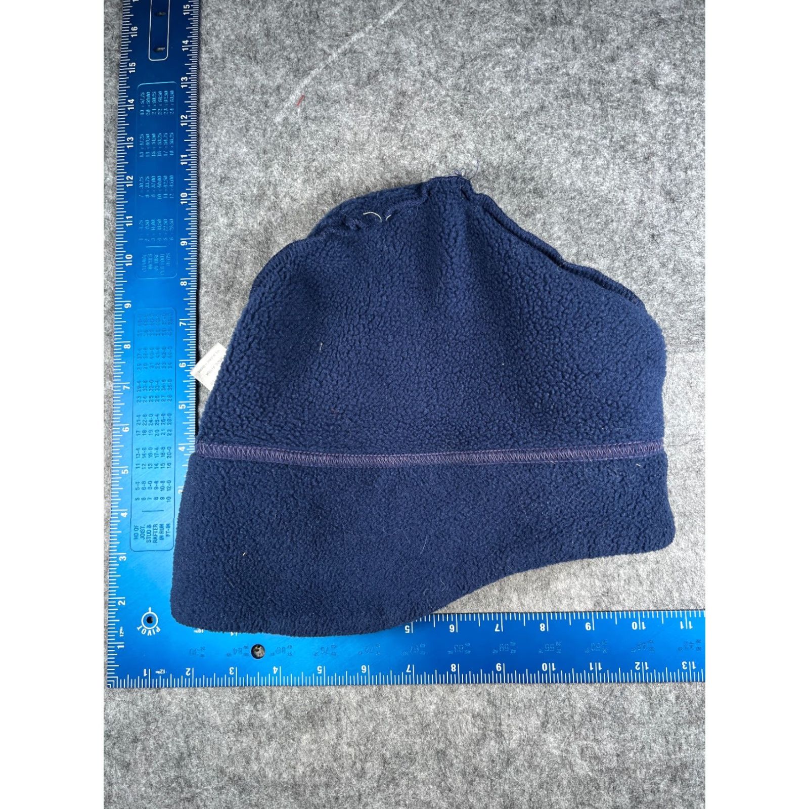 Vintage Solstice Beanie Hat Adult One Size Blue 100% Polyester Fleece Knit Beanie Unisex Adults Winter Fall Spring Outdoor Ski Mens Womens Size ONE SIZE - 6 Thumbnail