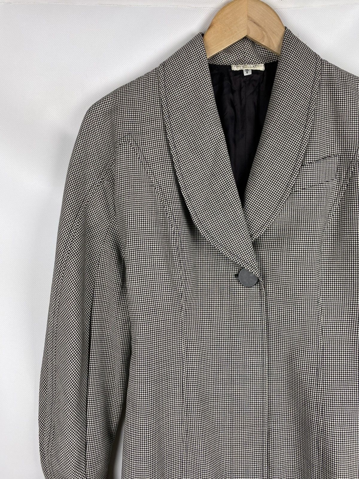 Dior Christian Dior Coordonnes vintage wool plaid blazer dress Size M / US 6-8 / IT 42-44 - 4 Thumbnail