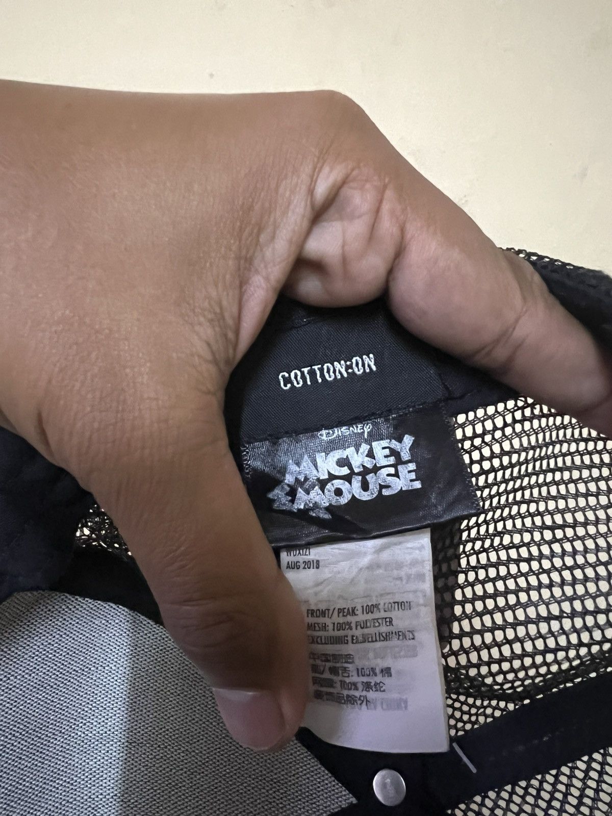 If Six Was Nine H&M Mickey Mouse Trucker Hat Size ONE SIZE - 17 Thumbnail