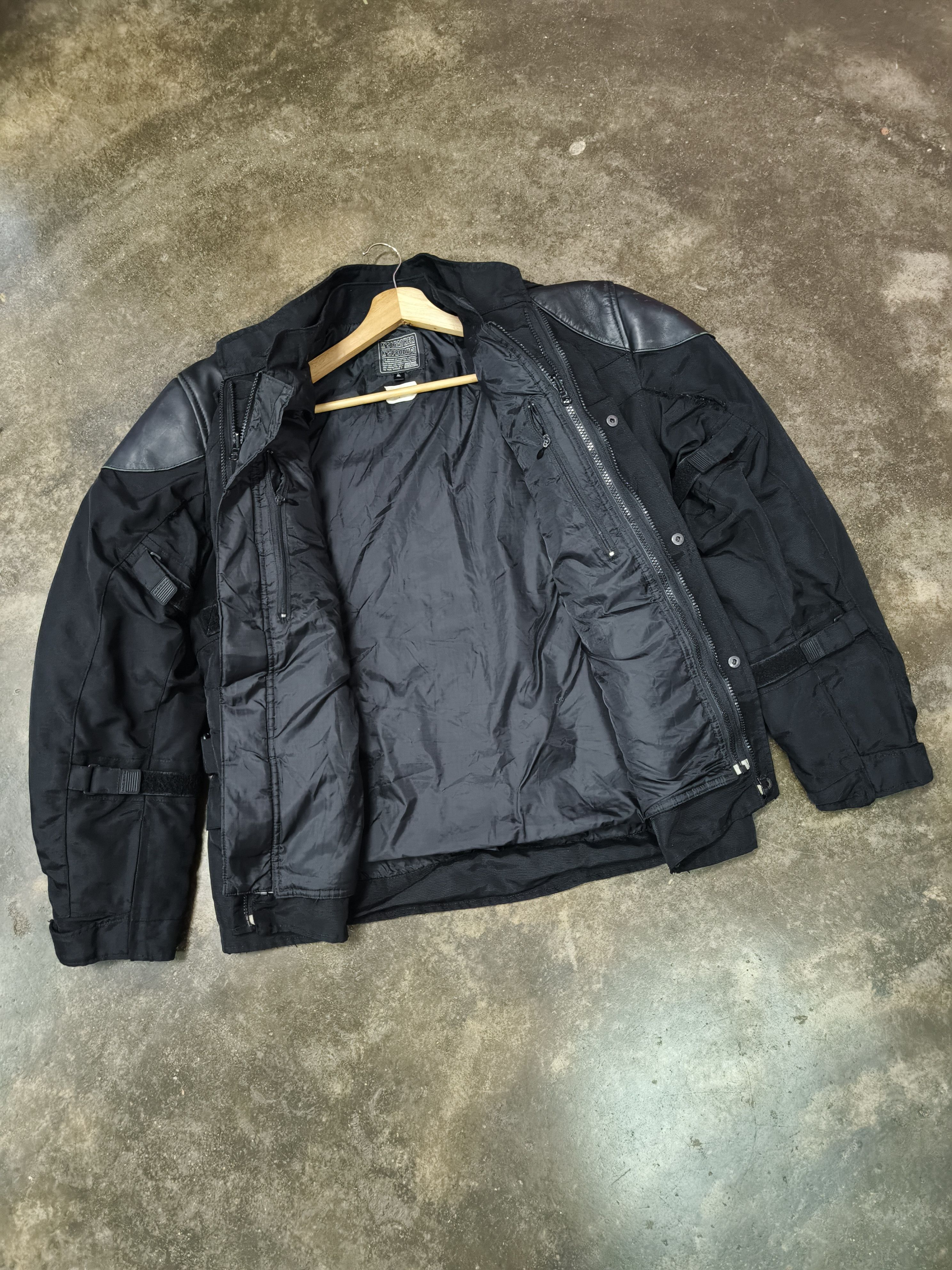 Kadoya KADOYA PADDING LEATHER MOTORCYCLE JACKET DISTRESSED Size US XL / EU 56 / 4 - 3 Thumbnail