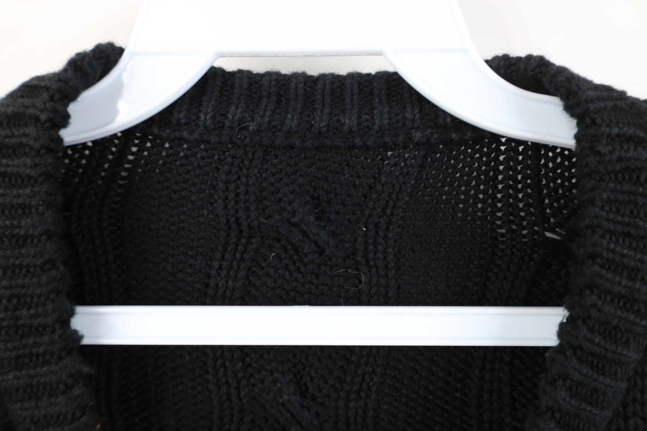 Vintage Vtg 90s Y2K Streetwear Fisherman Chunky Cable Knit Sweater Size US XL / EU 56 / 4 - 7 Thumbnail