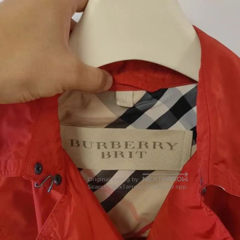 Burberry Burberry Red Women's Trench Coat. Size XXS / US 00 / IT 34 - 3 Thumbnail