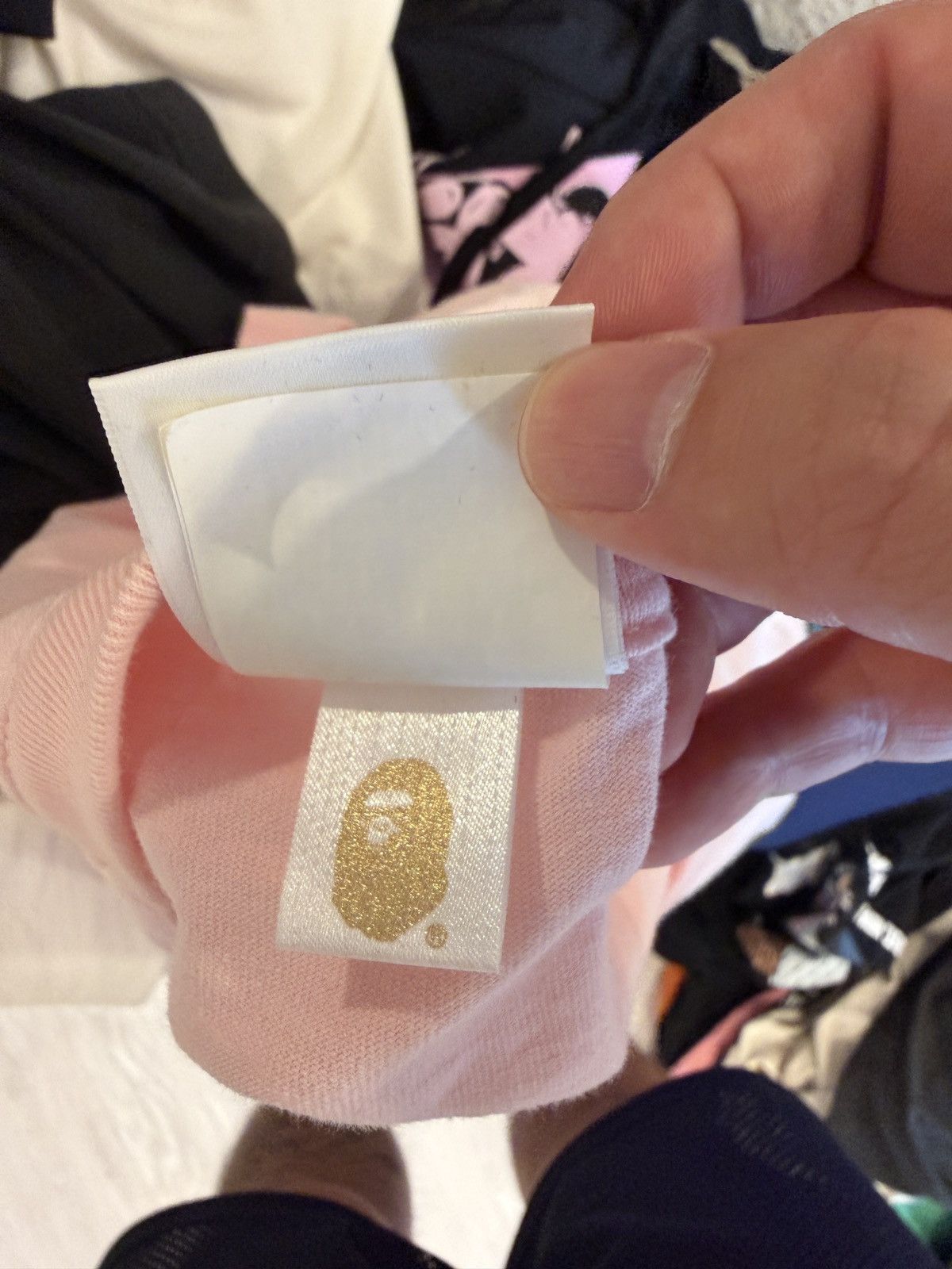 Bape Bape A Bathing Ape logo tee Size US L / EU 52-54 / 3 - 6 Thumbnail